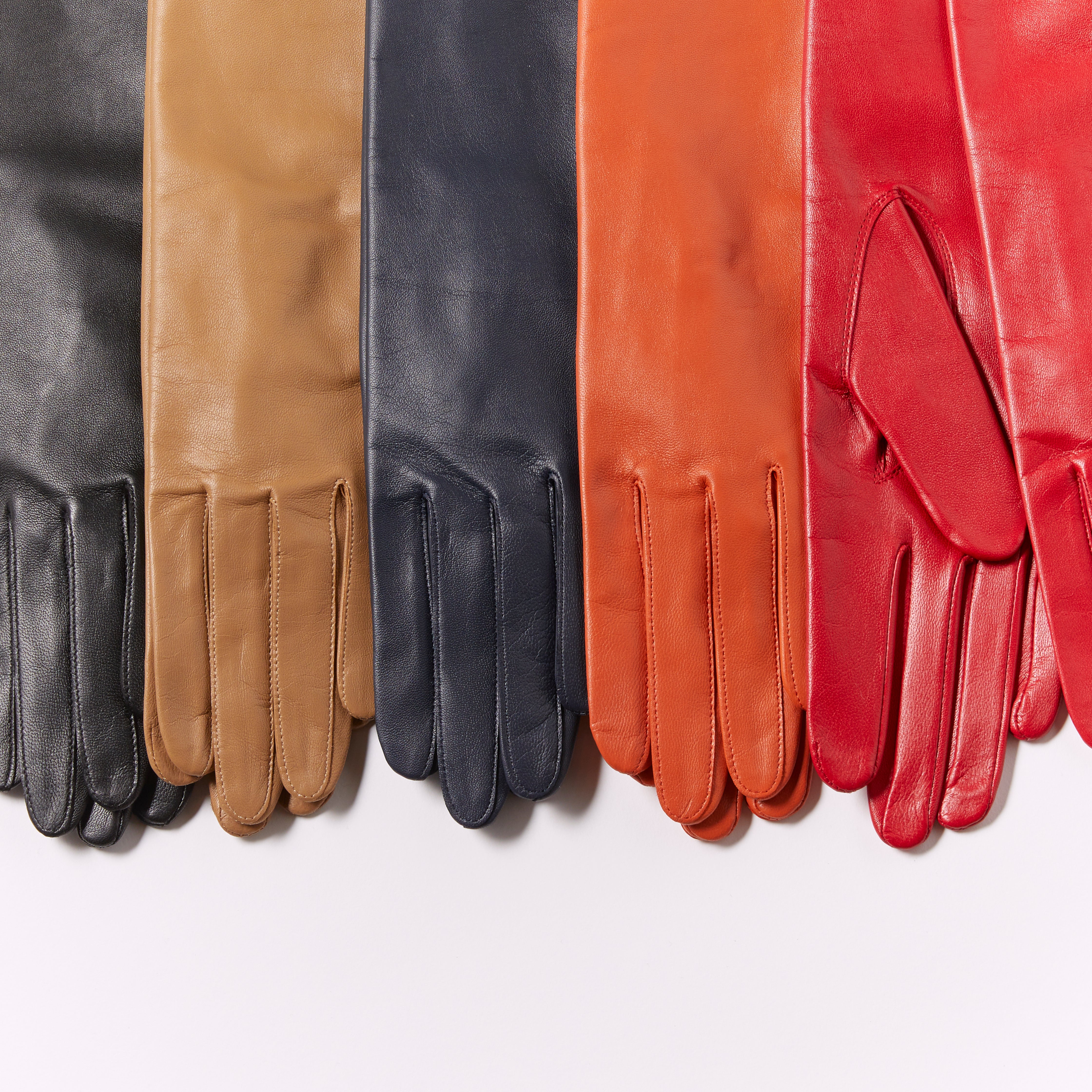 Long Leather Gloves (KAPUKI Original): Gloves | Gloves | Lamb Leather