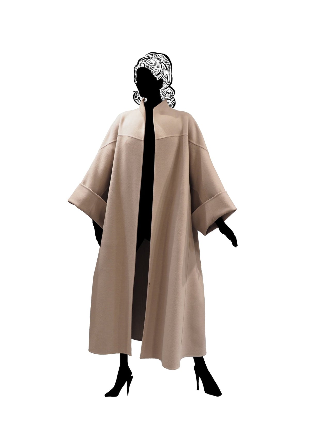 Actress Coat DENEUVE Chocolate Brown (MIMA): Coats | Outerwear