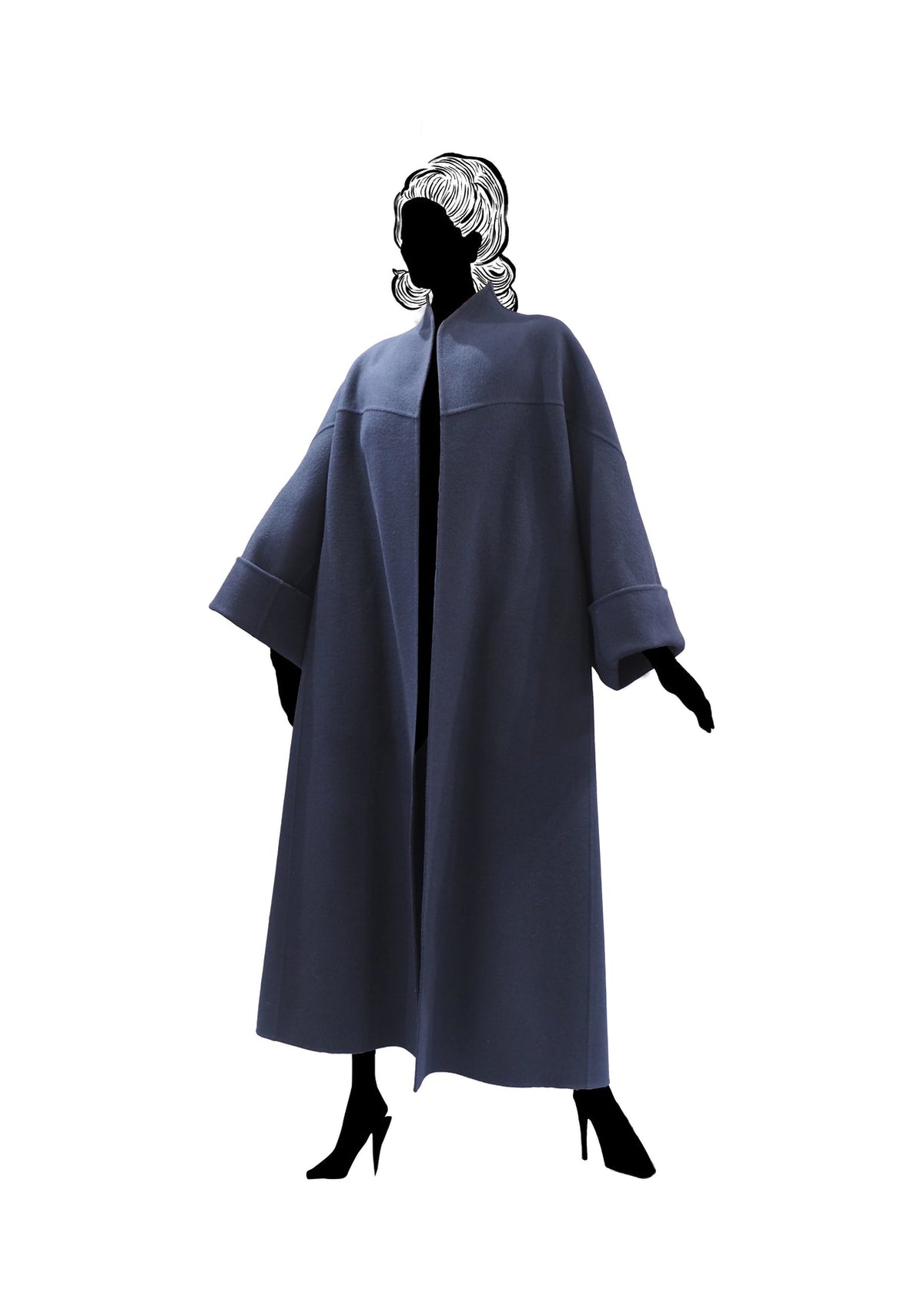 Actress Coat DENEUVE Chocolate Brown (MIMA): Coats | Outerwear