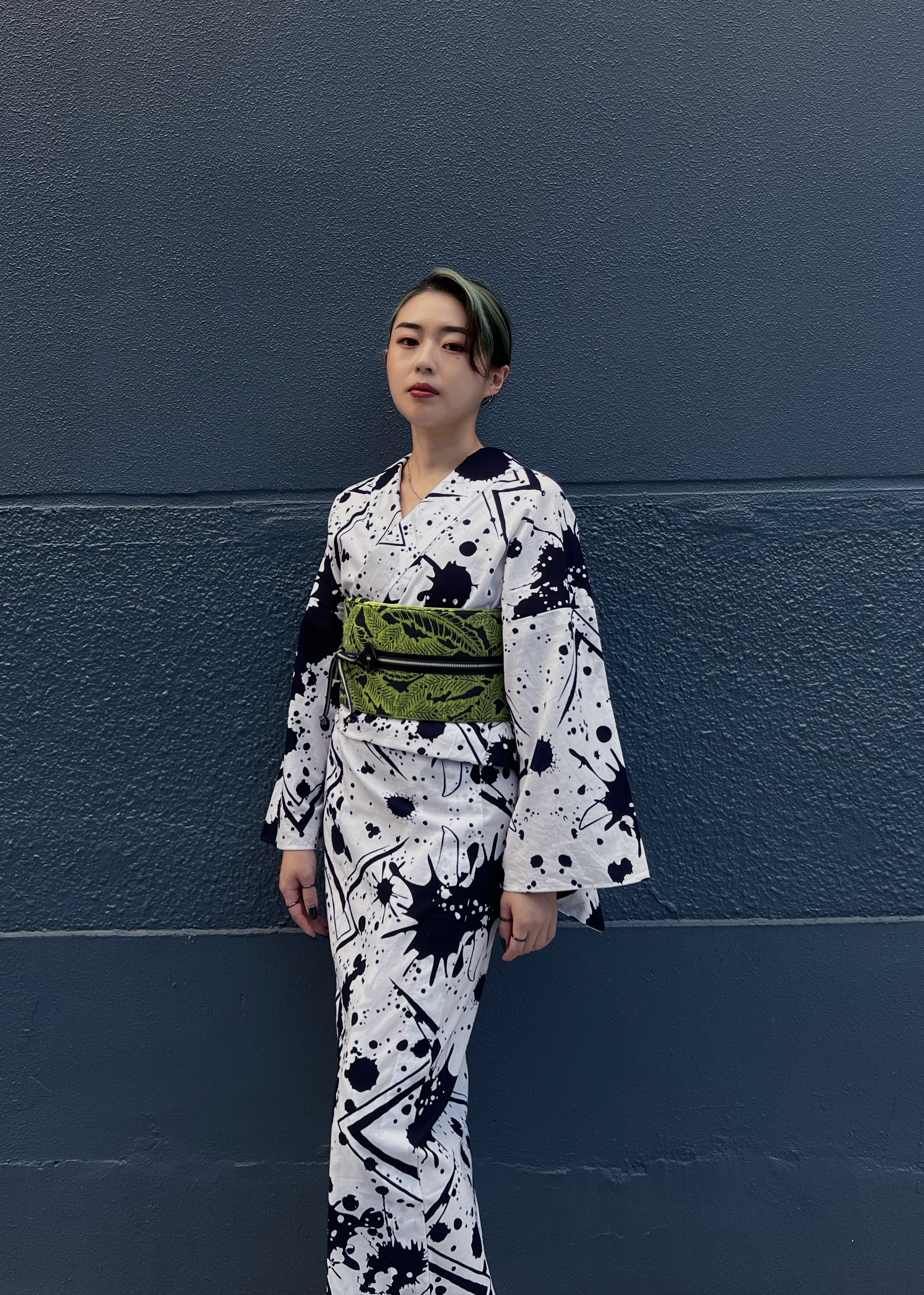 Guerrilla Heavy Rain Navy (KAPUKI Original): Yukata