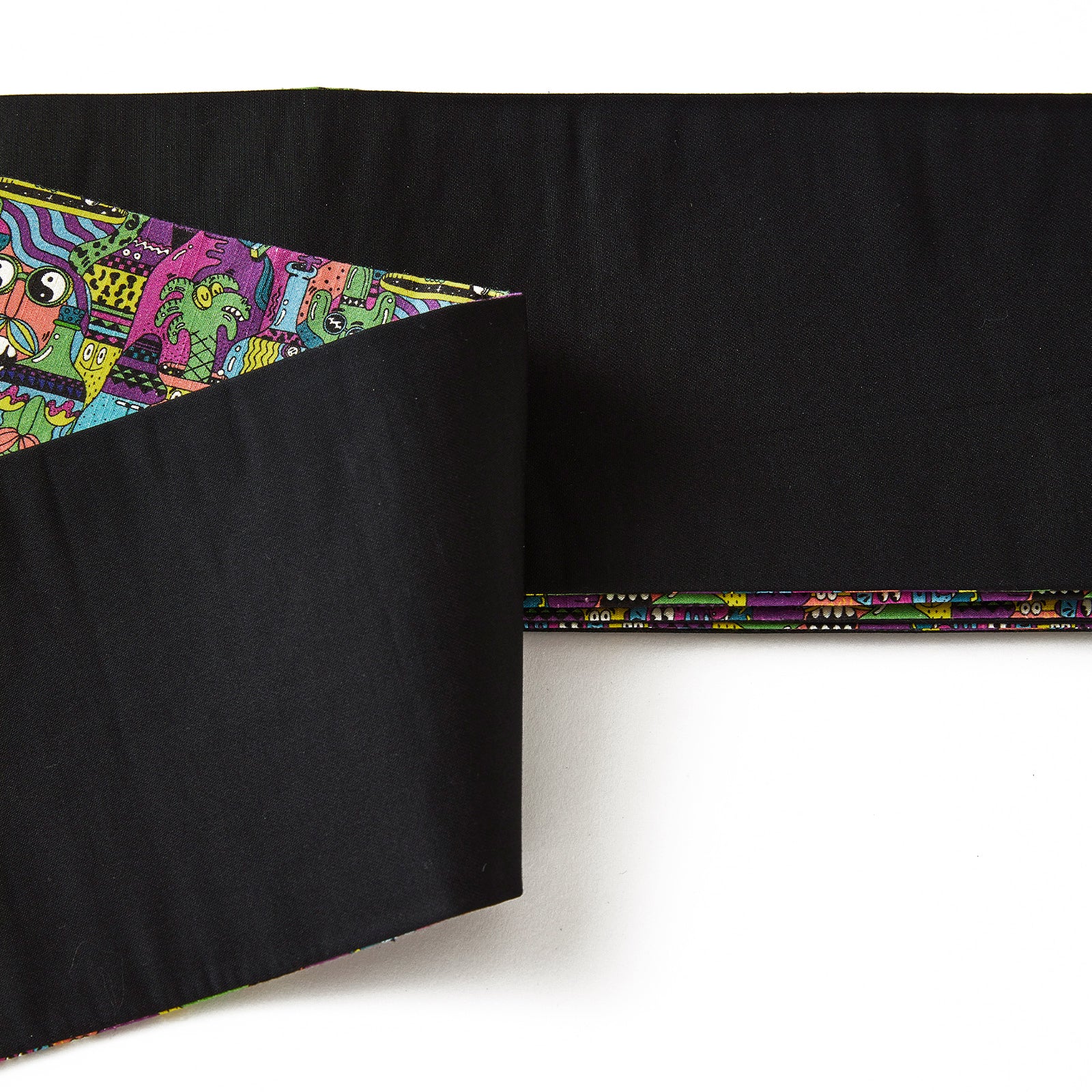 KAPUKI original half-width belt "Psyche Pop" pure silk