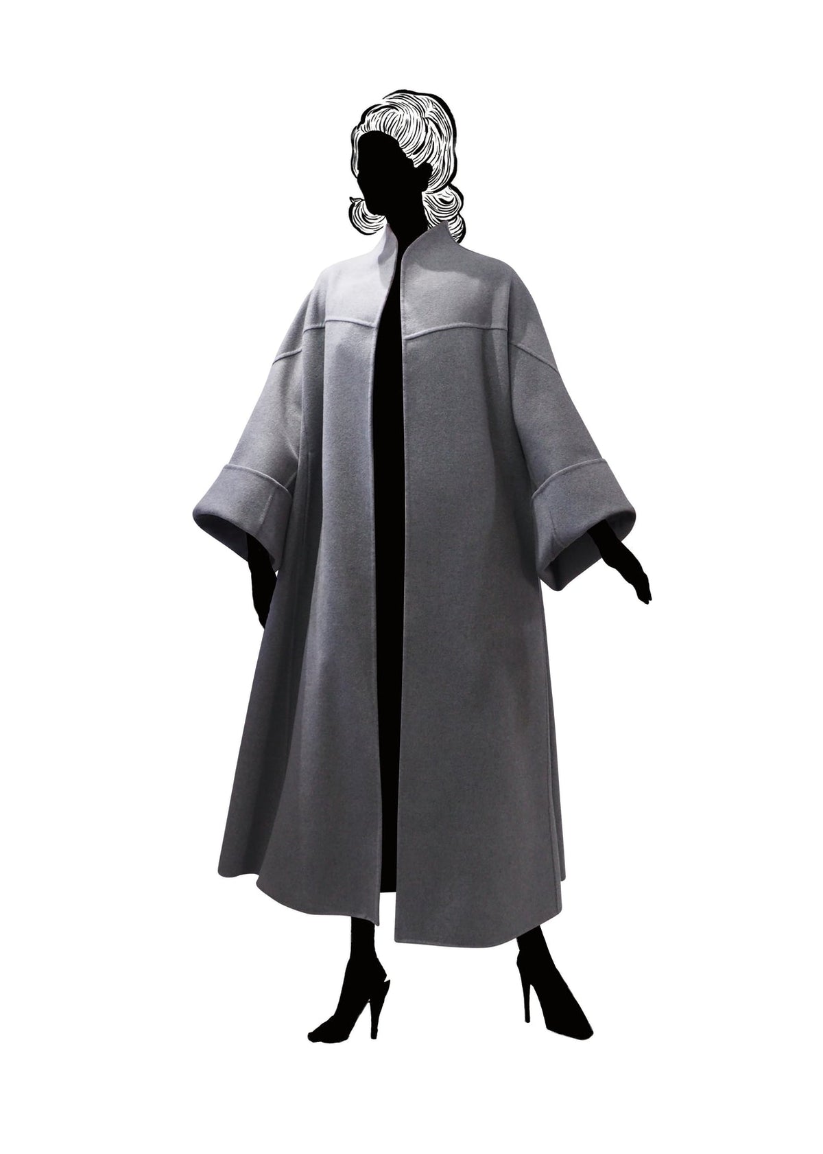 Actress Coat DENEUVE Chocolate Brown (MIMA): Coats | Outerwear