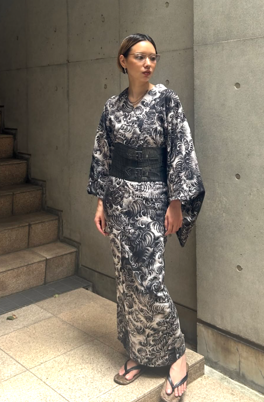 Wave Black (Komidaya Genbei): Yukata