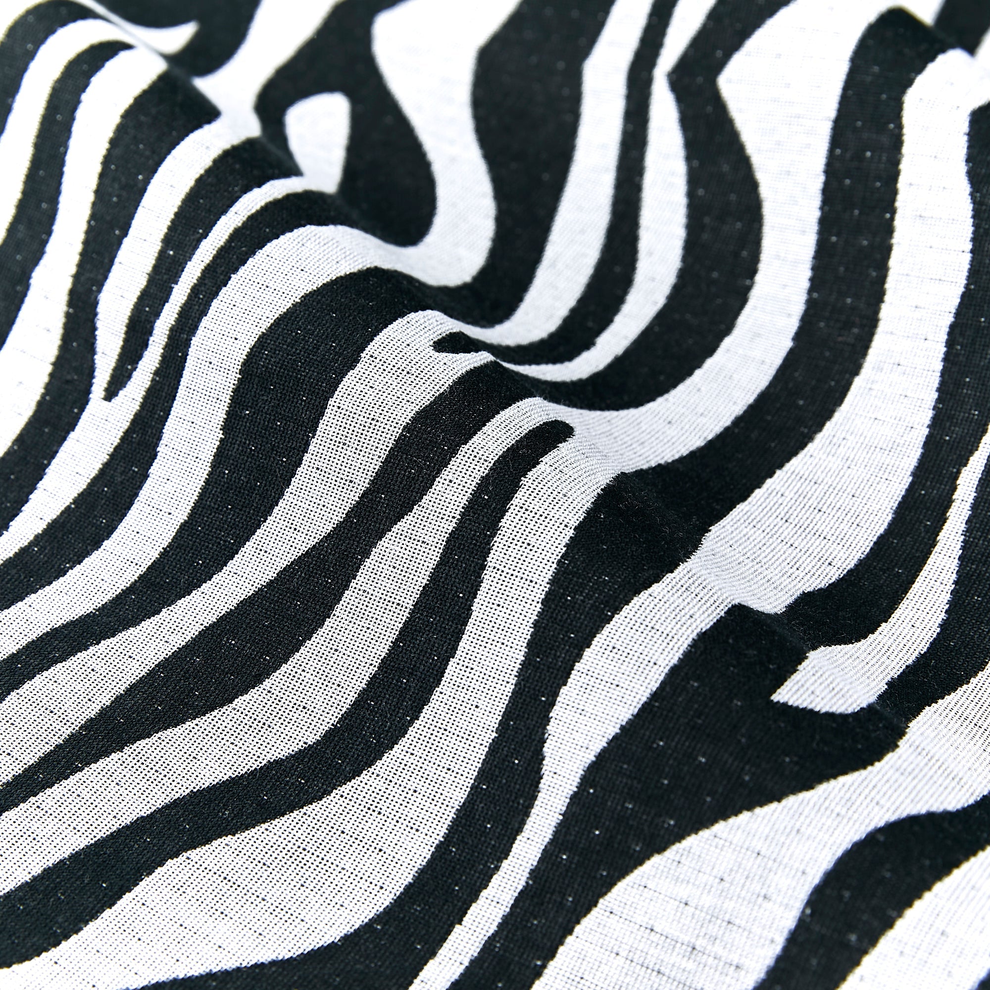Zebra monotone: rice weave small pattern | cotton | kimono | single robe