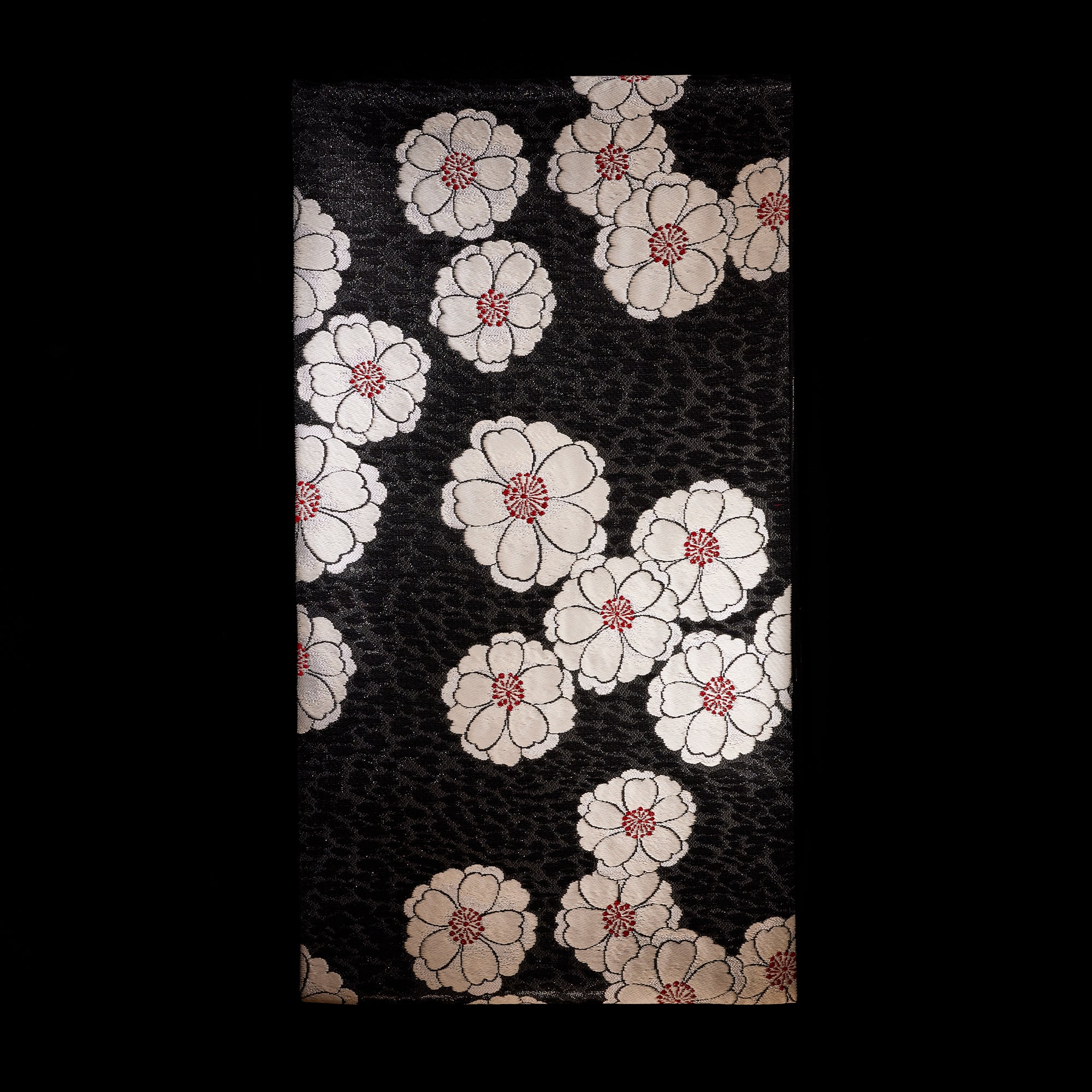 Fukuro obi “Yukiwariso” Kondaya Genbei: Pure silk | Lacquer (tailoring fee included)