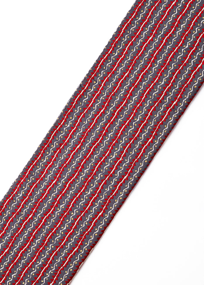Nagoya Obi "Tyrolean Stripe" Antique: Pure Silk