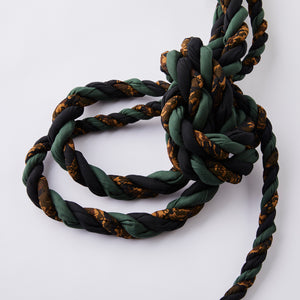 Rope Belt Hondaya Genbe Black Green Camouflage