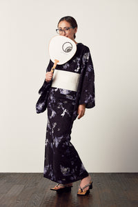 [Newly Tailored] Women's M Size Yukata Hondaya Genbei "Benei Antwilight" Purple