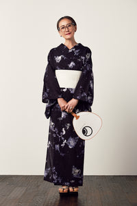 [Newly Tailored] Women's M Size Yukata Hondaya Genbei "Benei Antwilight" Purple