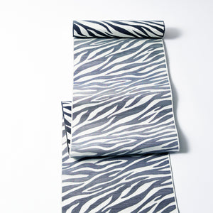 Kuroki Textile Hassun Obi Hakata Ori "Matelasse Zebra" White