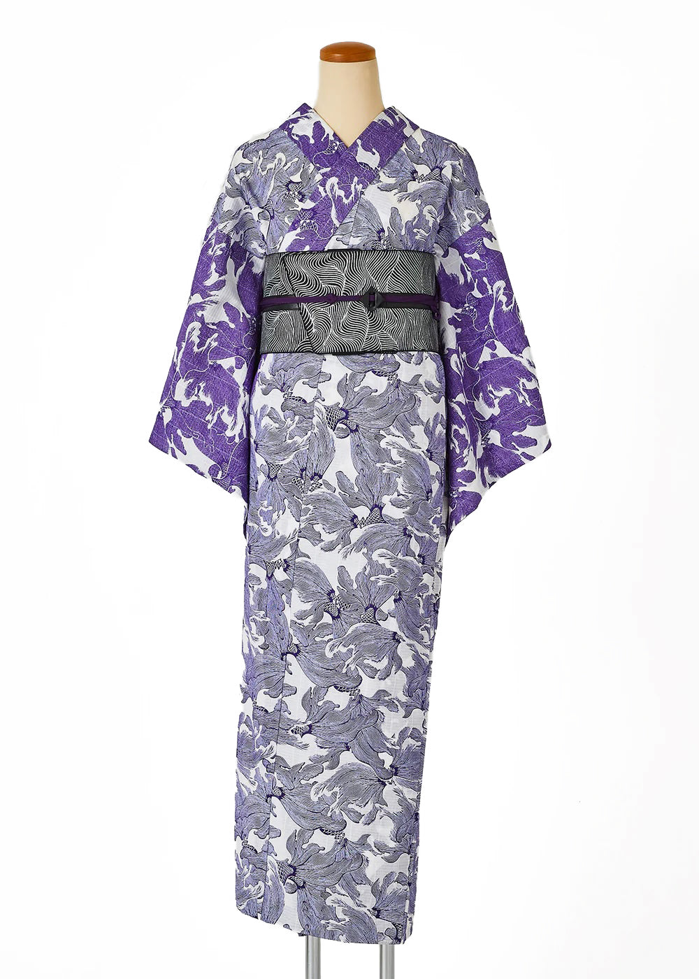 金魚 紫（西岡ペンシル）：浴衣