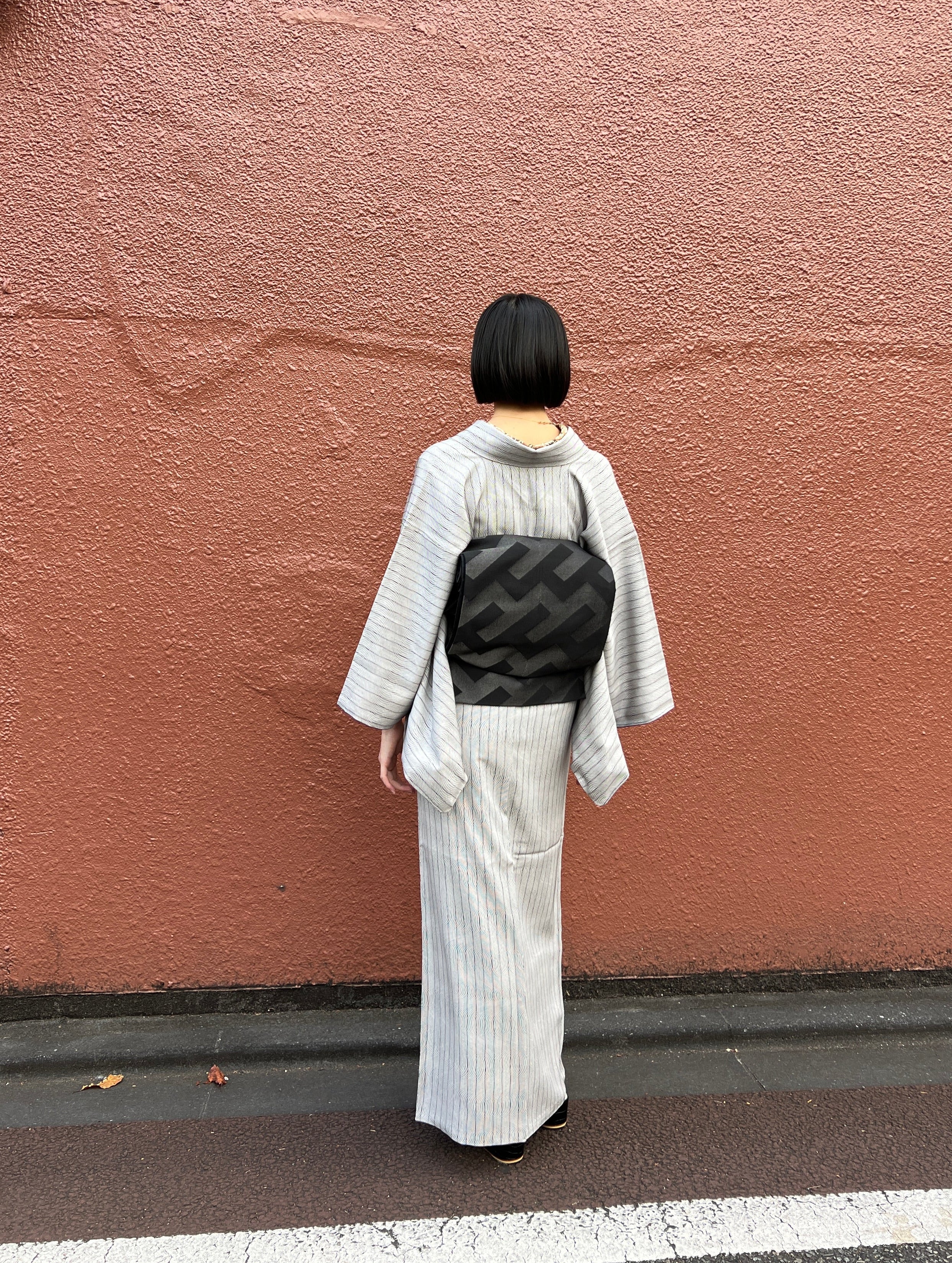 紗綾形（KAPUKIオリジナル）：袋帯｜西陣織 ｜正絹（お仕立て代込み）