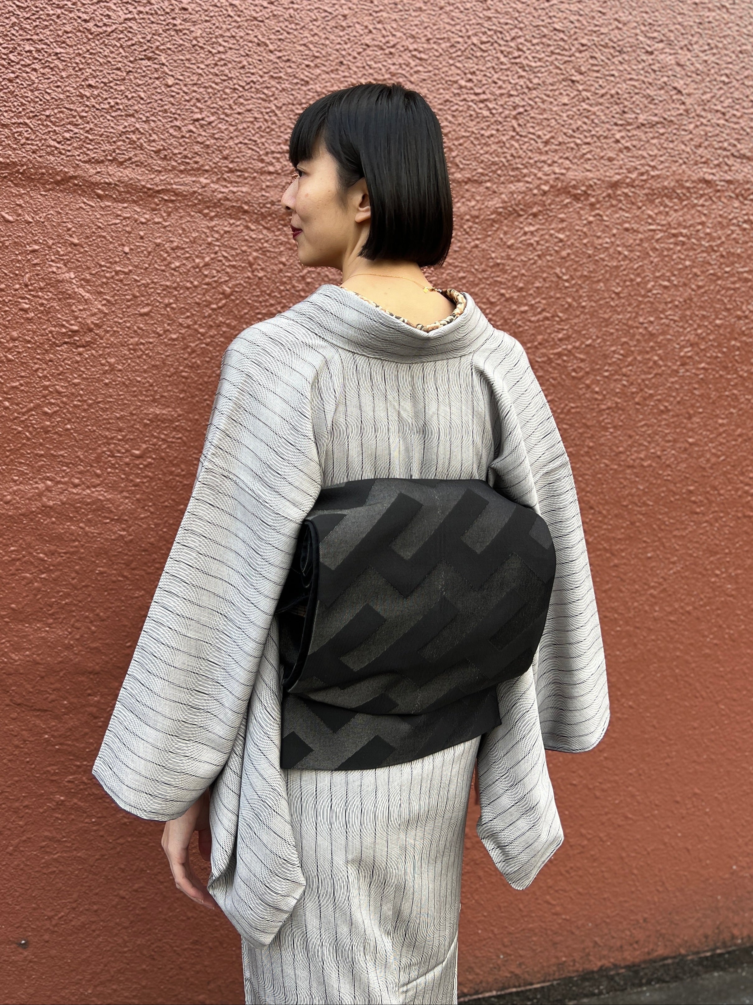 【受注生産】着物｜伊勢型小紋｜伊予染め 春の海｜古今