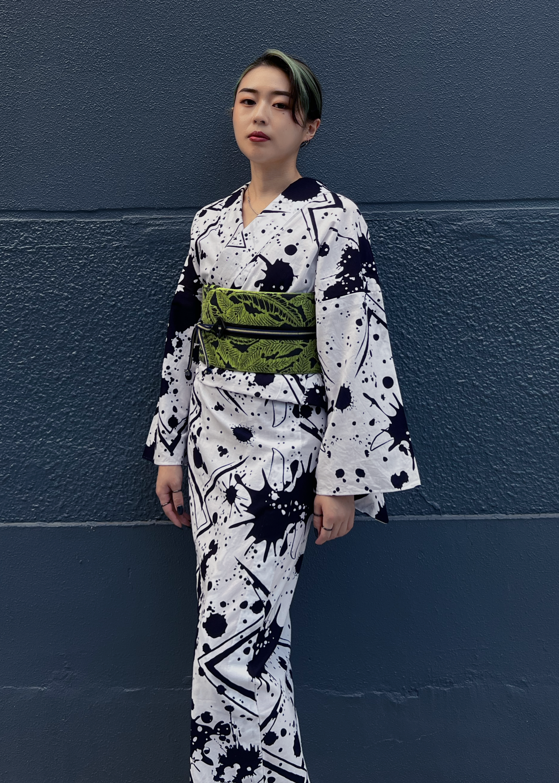 Guerrilla Heavy Rain Navy (KAPUKI Original): Yukata