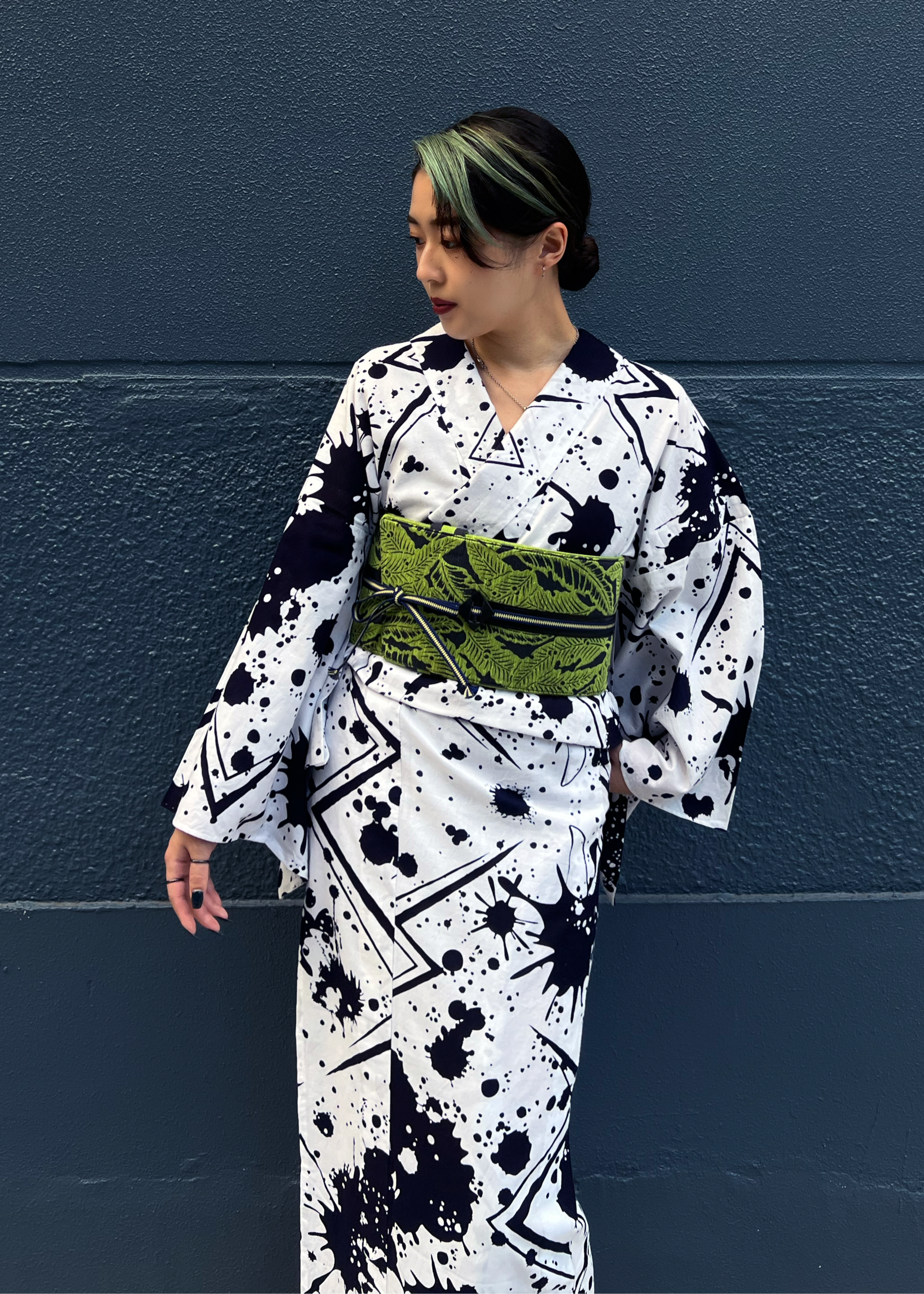 Guerrilla Heavy Rain Navy (KAPUKI Original): Yukata