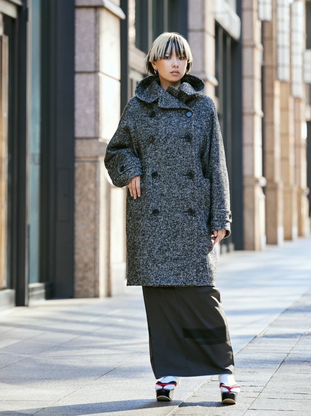 duo coat  GRAY（KOTOWA）： コート