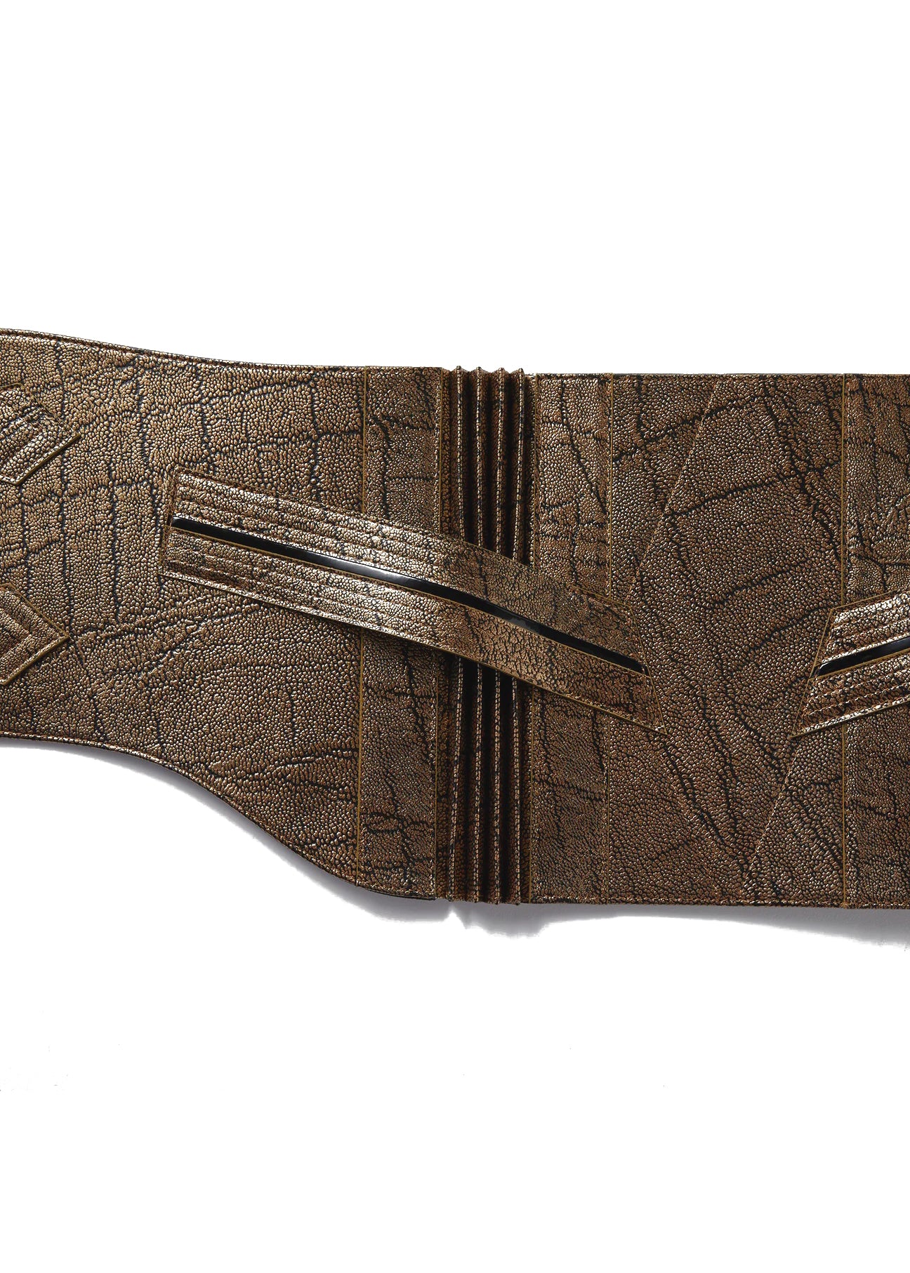 KAPUKI Original Obi Belt Leather "Elephant Gold"
