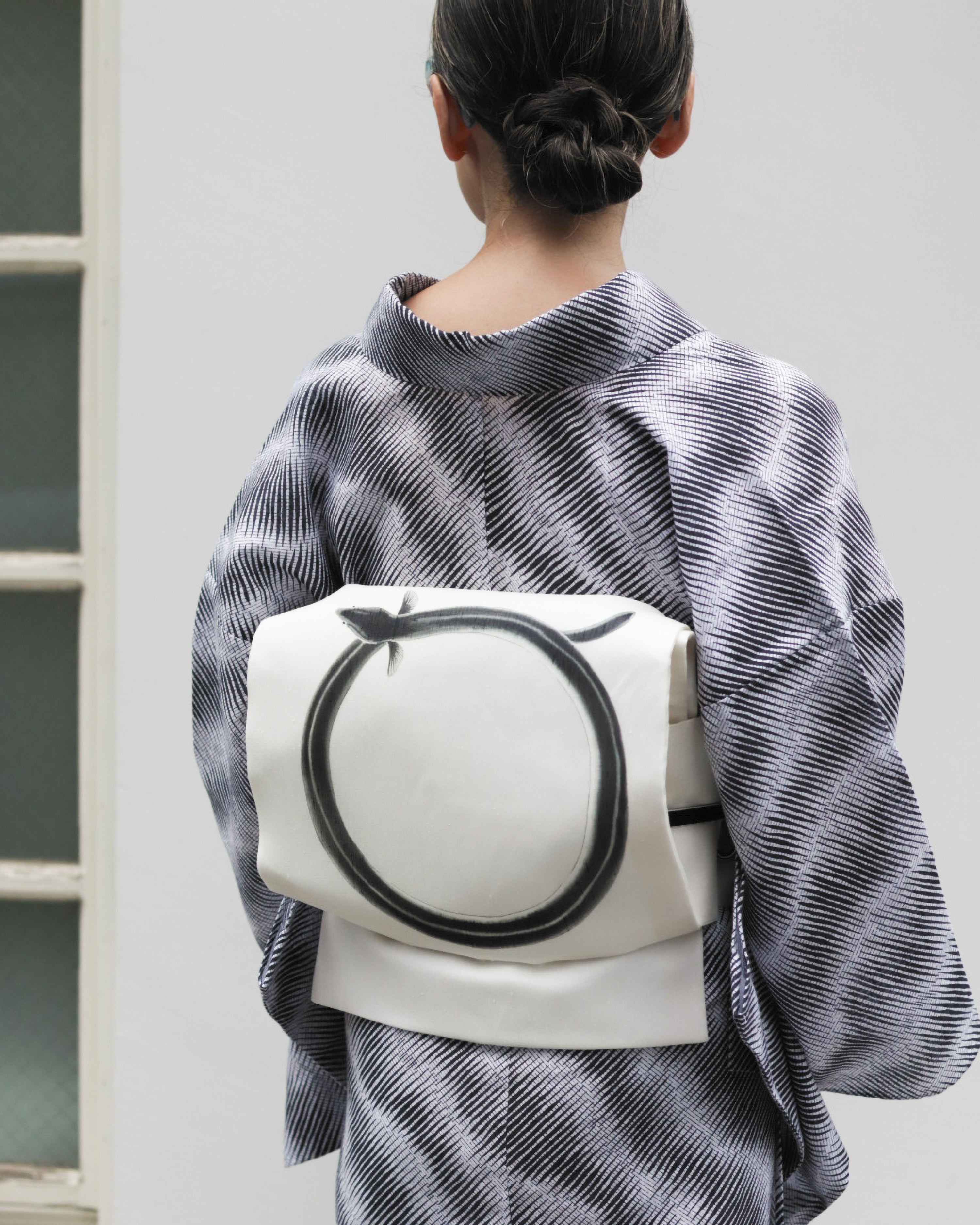 [Ready-to-wear] Sand pattern black (Nishioka pencil): Yukata | Women's | Ready-to-wear
