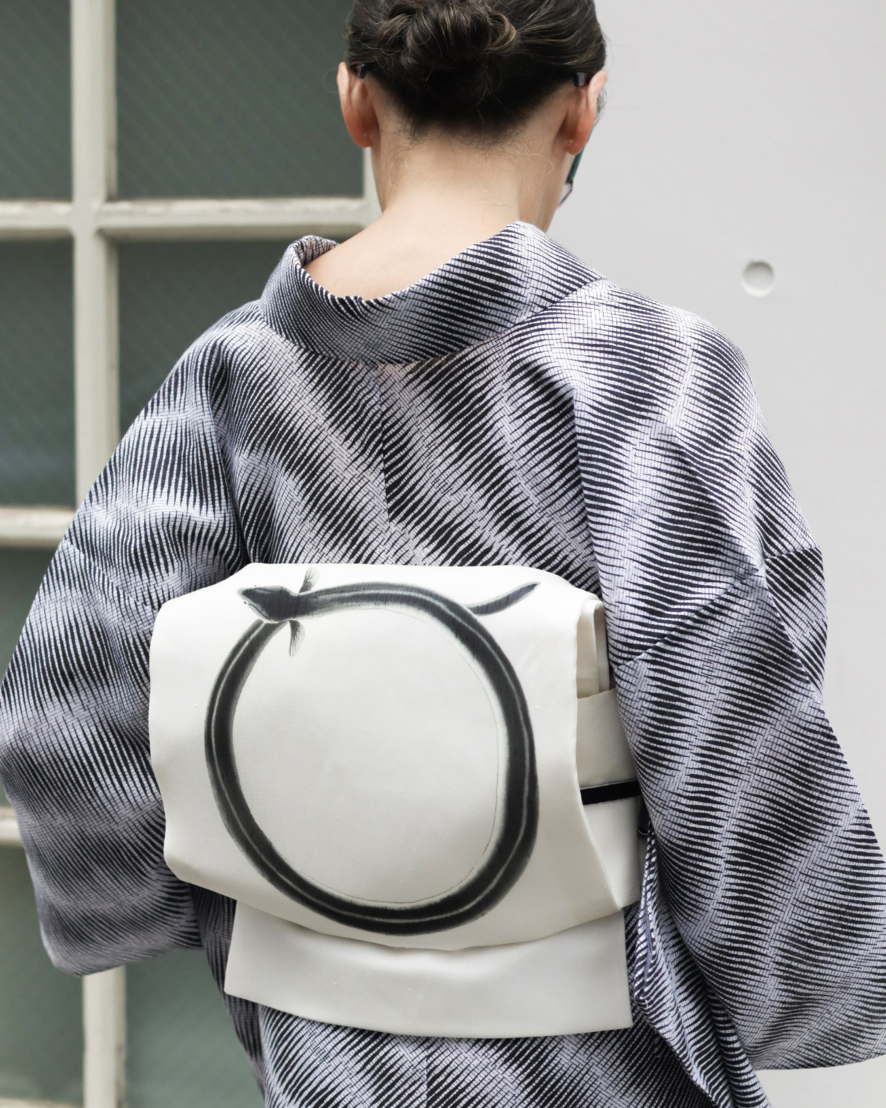 [Ready-to-wear] Sand pattern black (Nishioka pencil): Yukata | Women's | Ready-to-wear