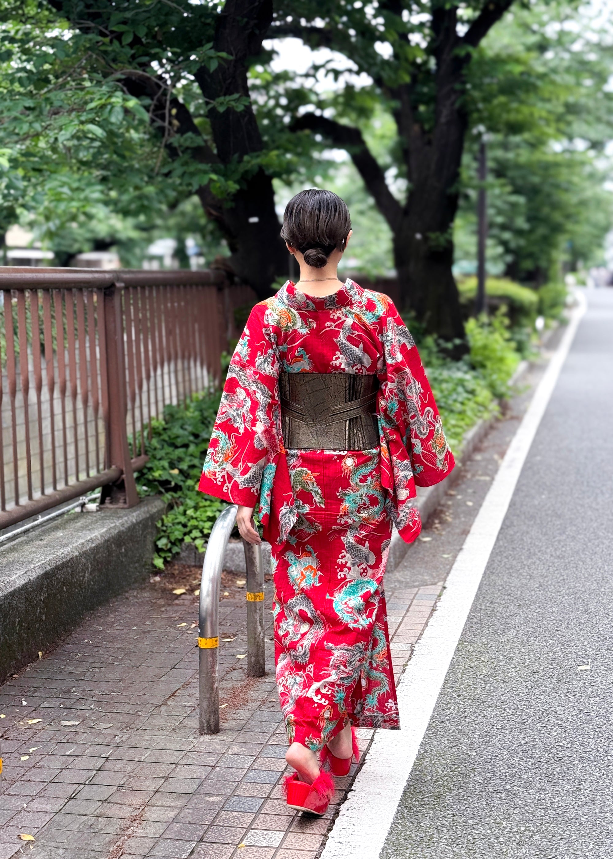 龍舞皇帝 赤（誉田屋源兵衛）：浴衣