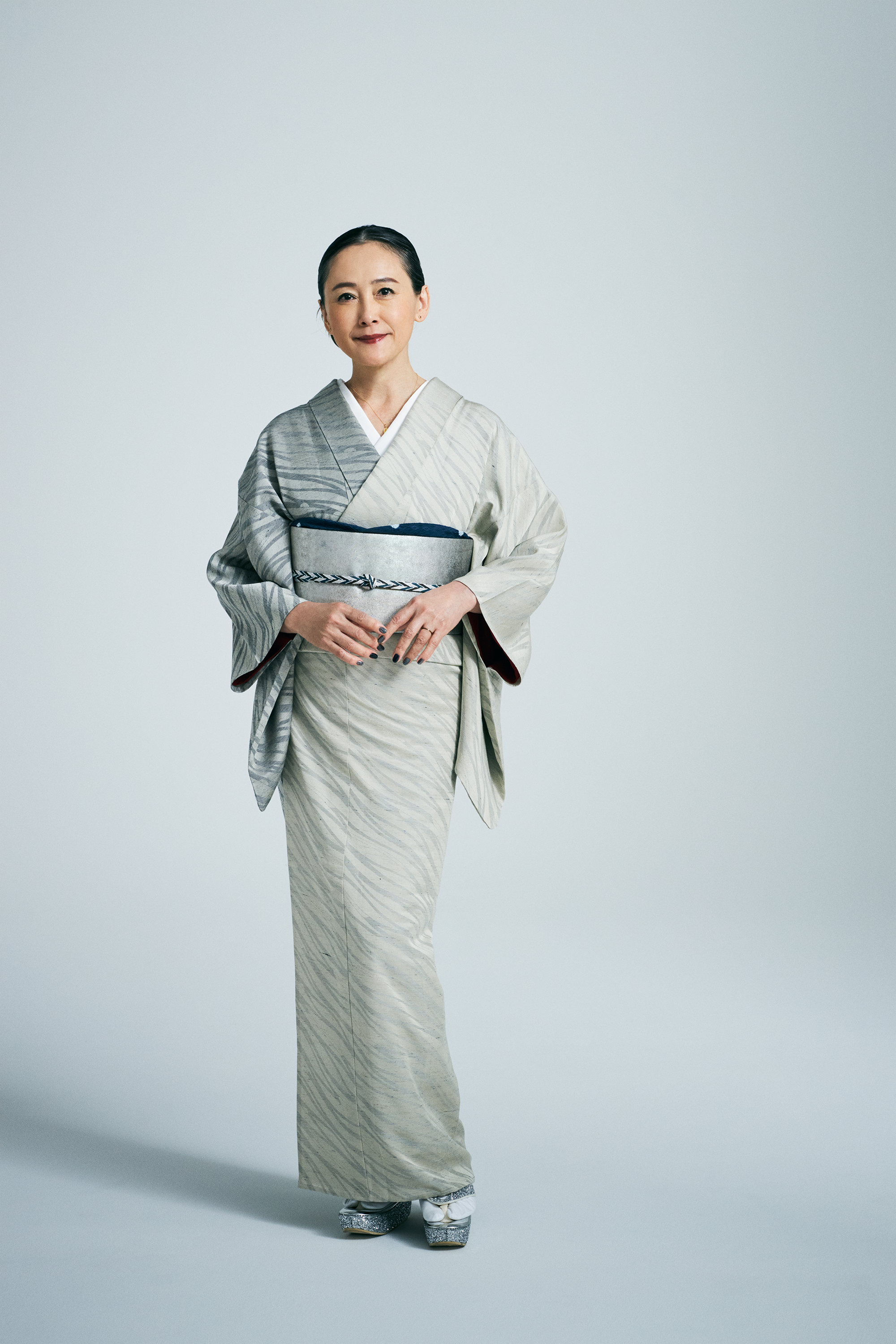 着物｜洗えるお召｜ala elle ジャングル 片身変わり｜ワタマサ｜綾紬｜正絹