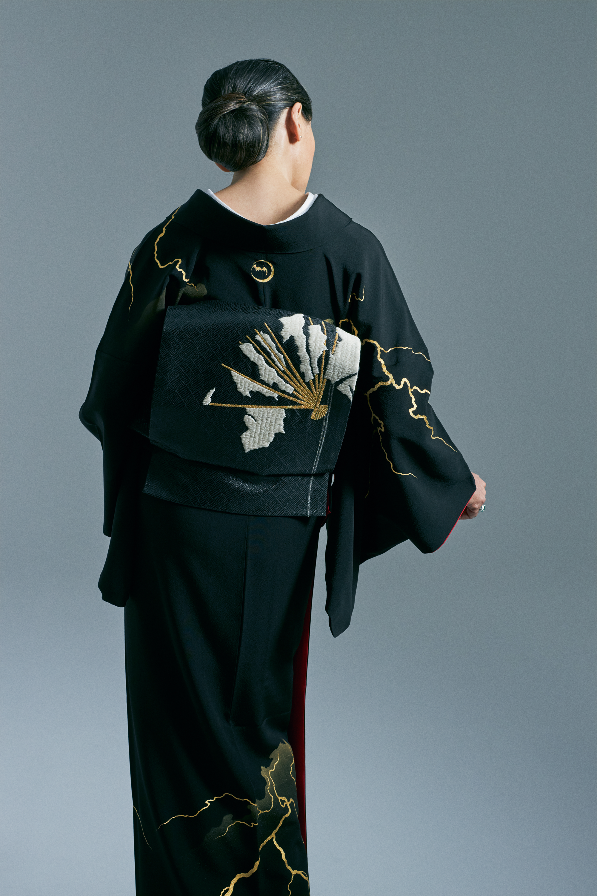 【受注生産】着物｜訪問着｜金彩 稲妻｜KAPUKI