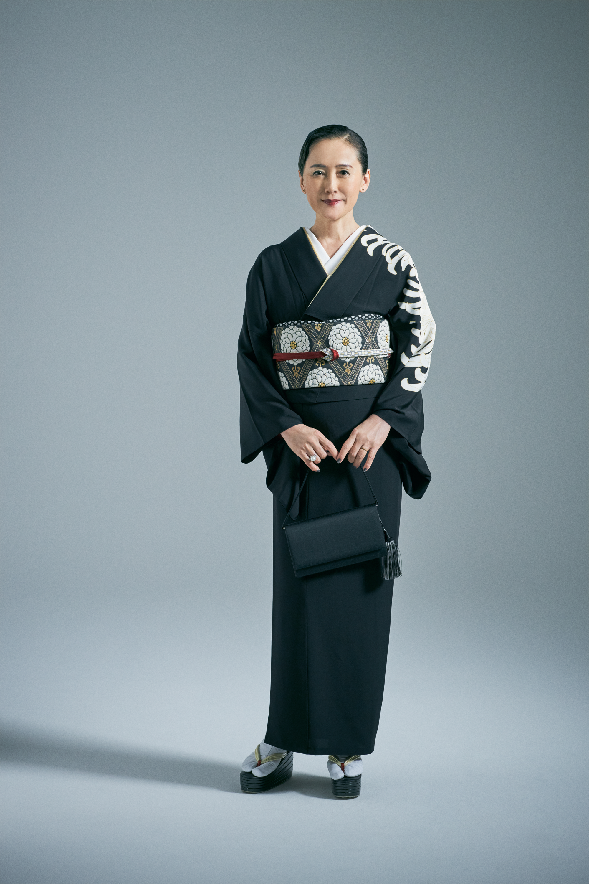 Diamond-cut chrysanthemum (Komutaya Genbei): Fukuro obi (sash) | Pure silk 