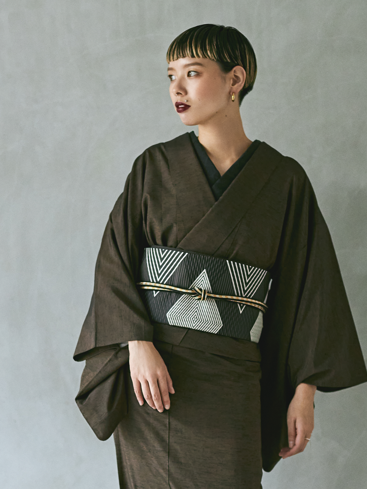Diamond: Fukuro Obi | Hakata-ori | Pure Silk (Ready-made)