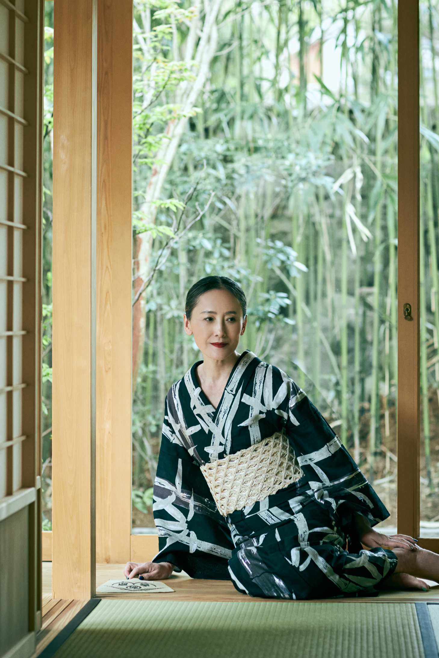笹美人 黒箔（誉田屋源兵衛）：浴衣