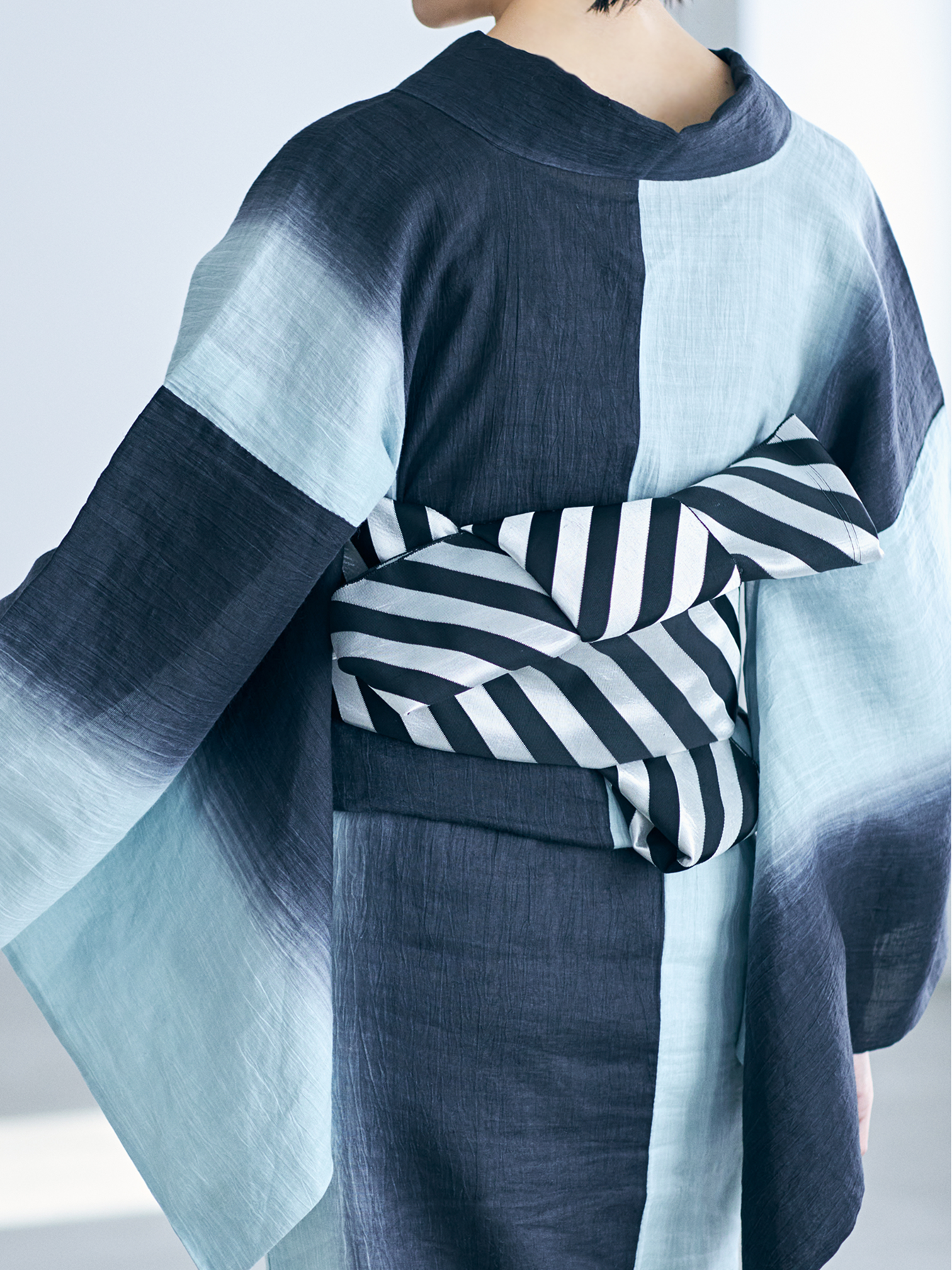 半巾帯｜斜縞紋｜KAPUKI｜アンティーク復刻柄