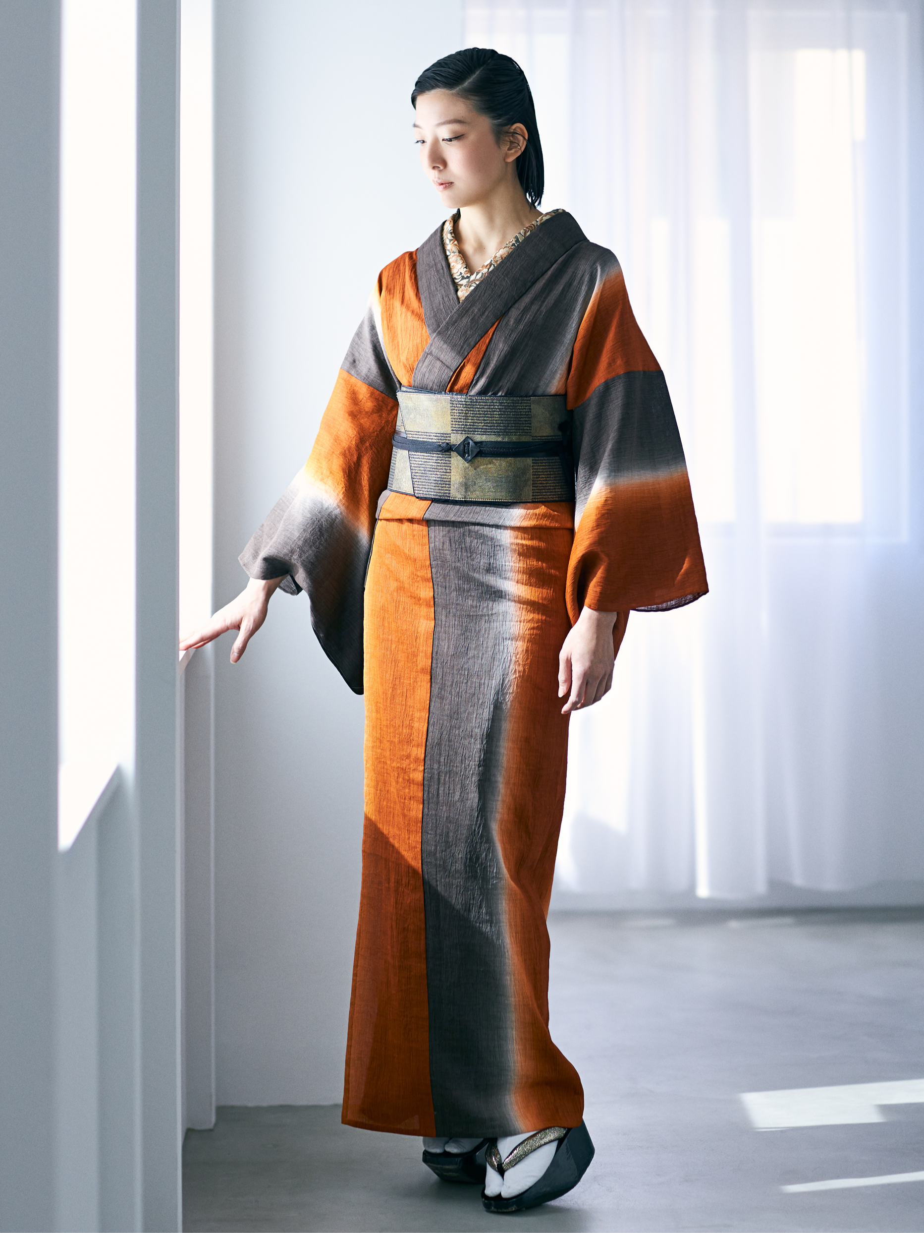 kapuki 金箔市松 帯ベルト 西陣織 正絹 kapuki 金箔市松 帯ベルト 西陣織 正絹