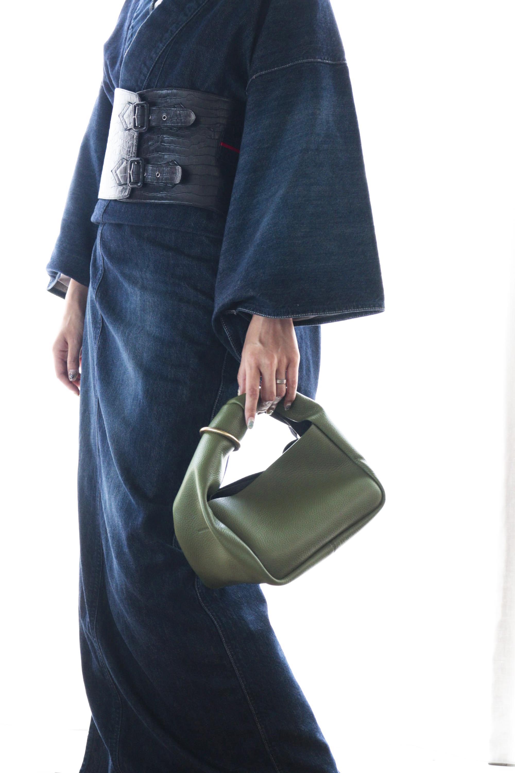 CUBE RING MUFF green tee グリーンティー (MARROW  マロー）：バッグ