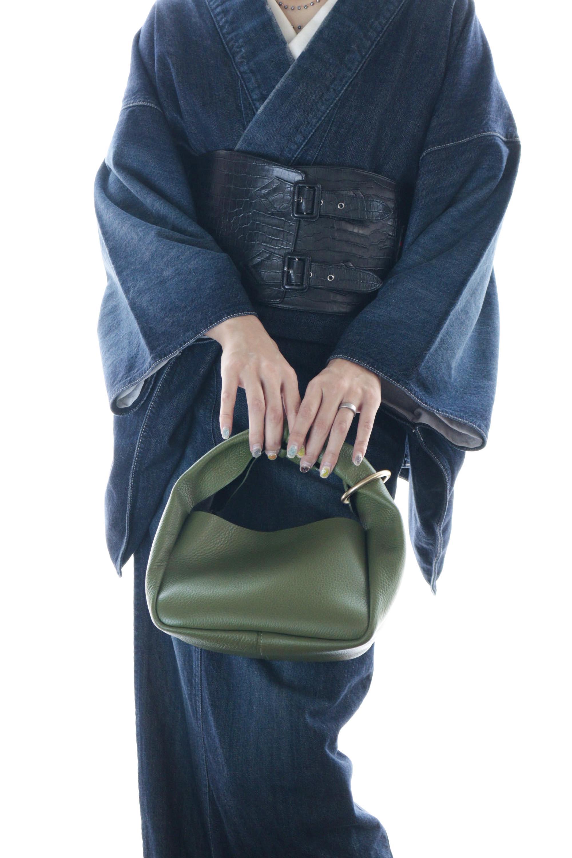 CUBE RING MUFF green tee グリーンティー (MARROW  マロー）：バッグ