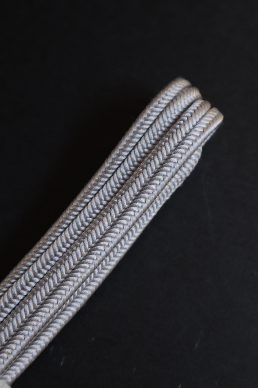 帯締め｜ゆるぎ グレー｜渡敬