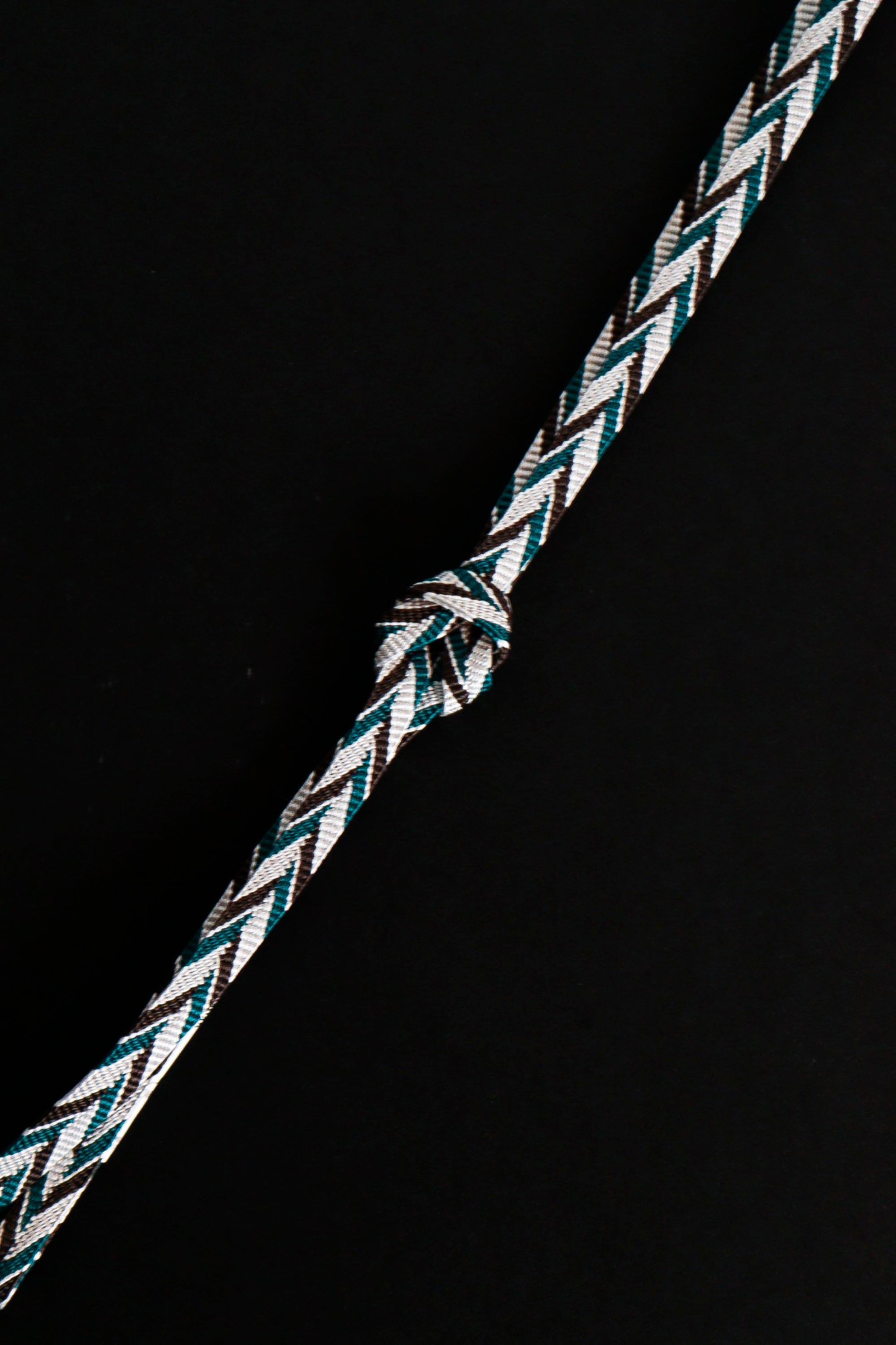 帯締め｜笹浪 三色 乱れ矢羽根 青茶グレー｜衿秀｜正絹