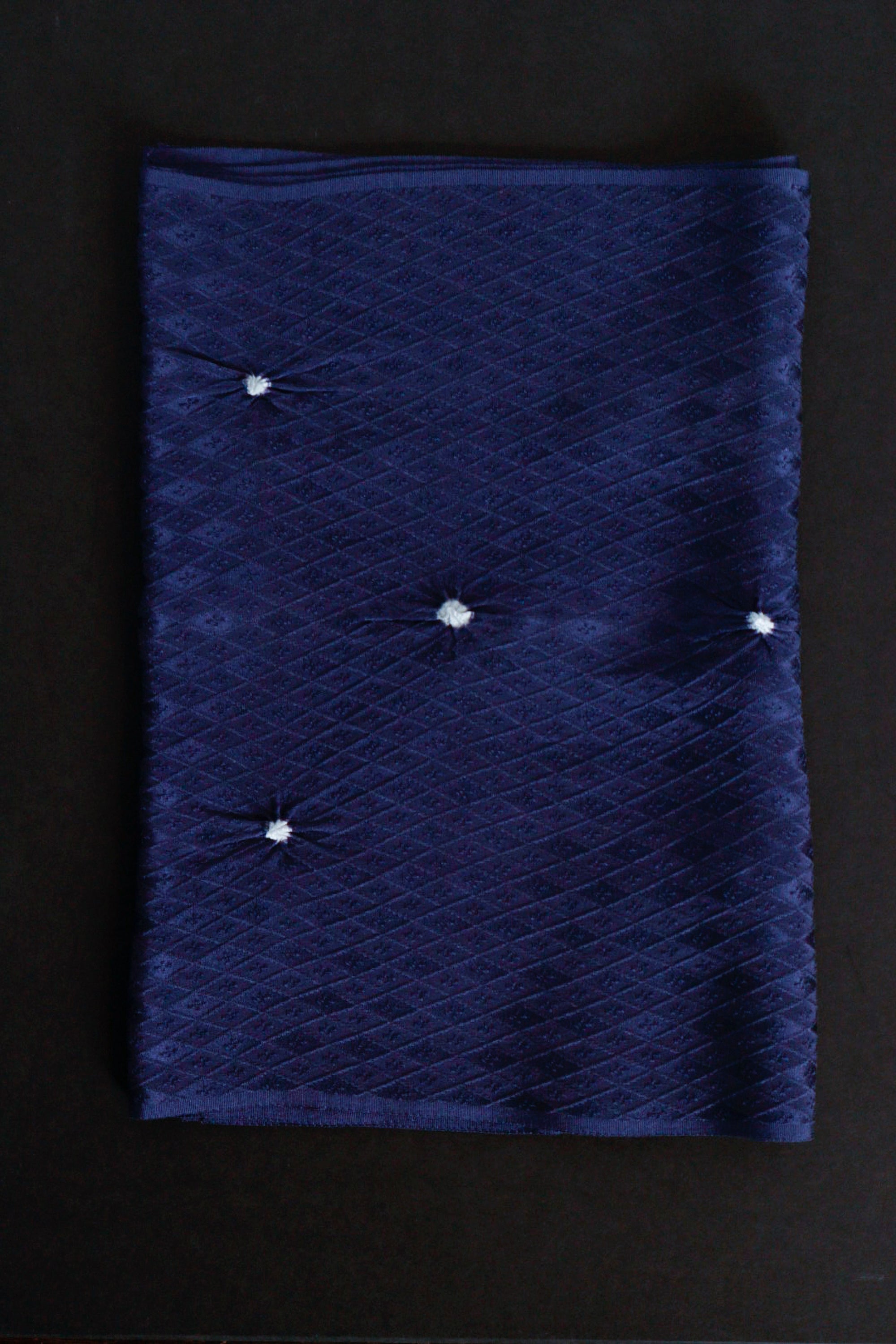 Obiage (sash sash) with diamond pattern and small hat, purple