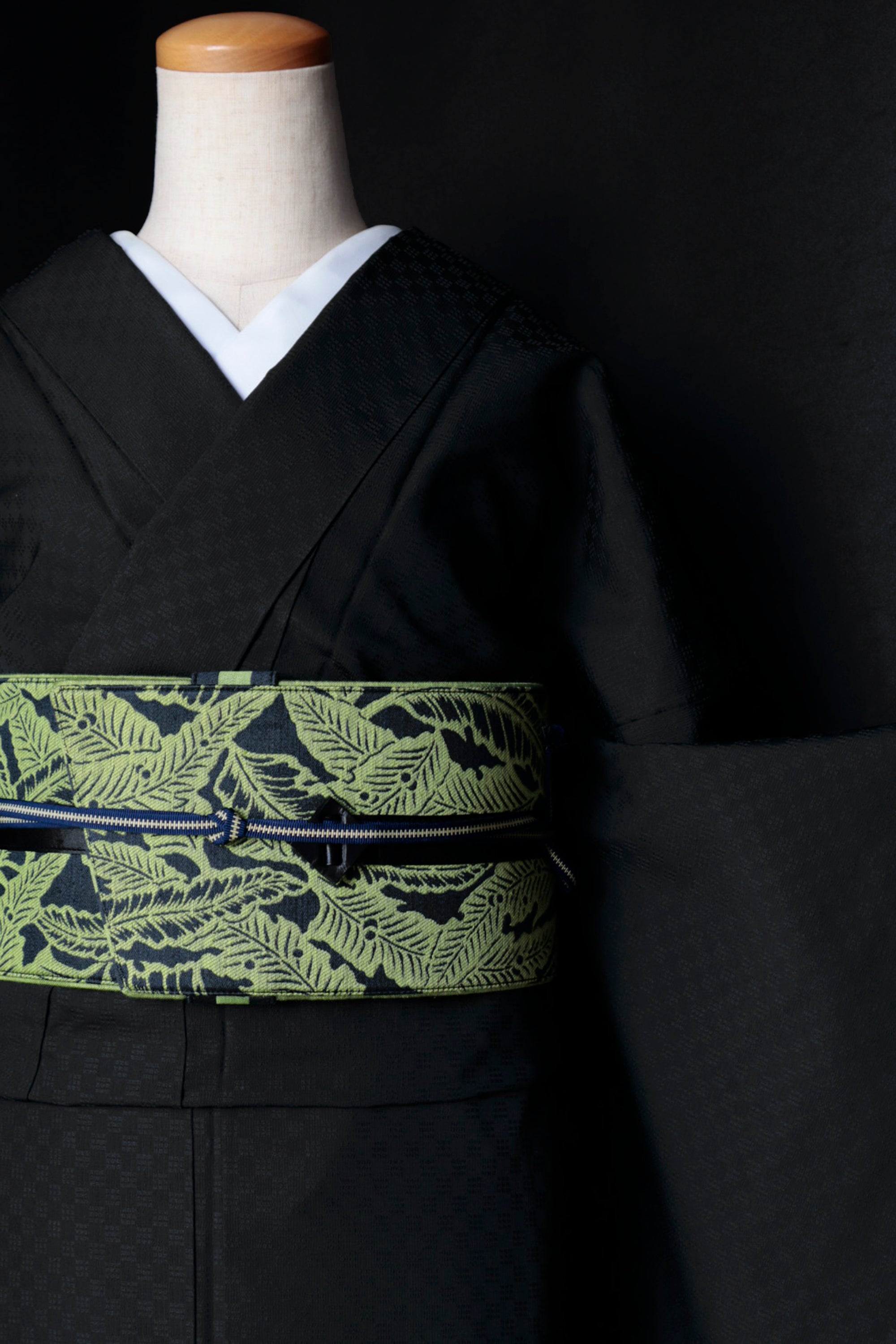 着物｜お召し 市松｜袷｜セカンドハンド