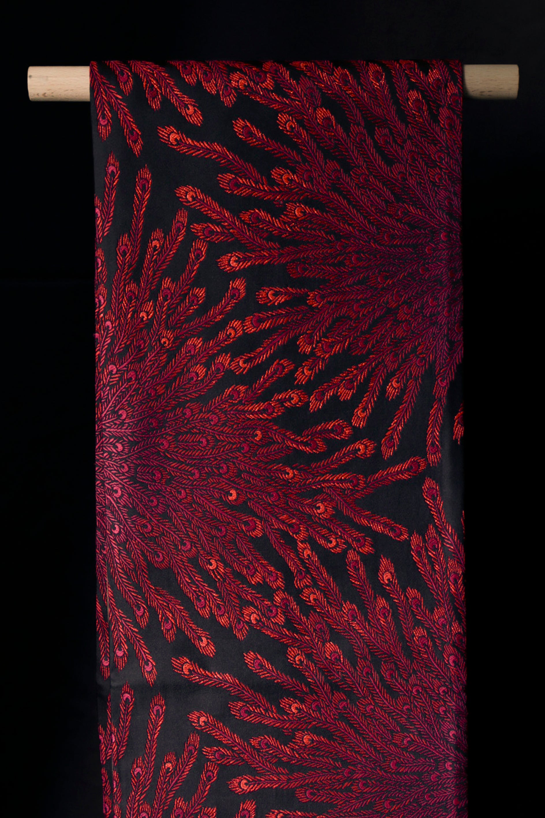 袋帯｜赤孔雀｜KAPUKI｜西陣織｜セカンドハンド