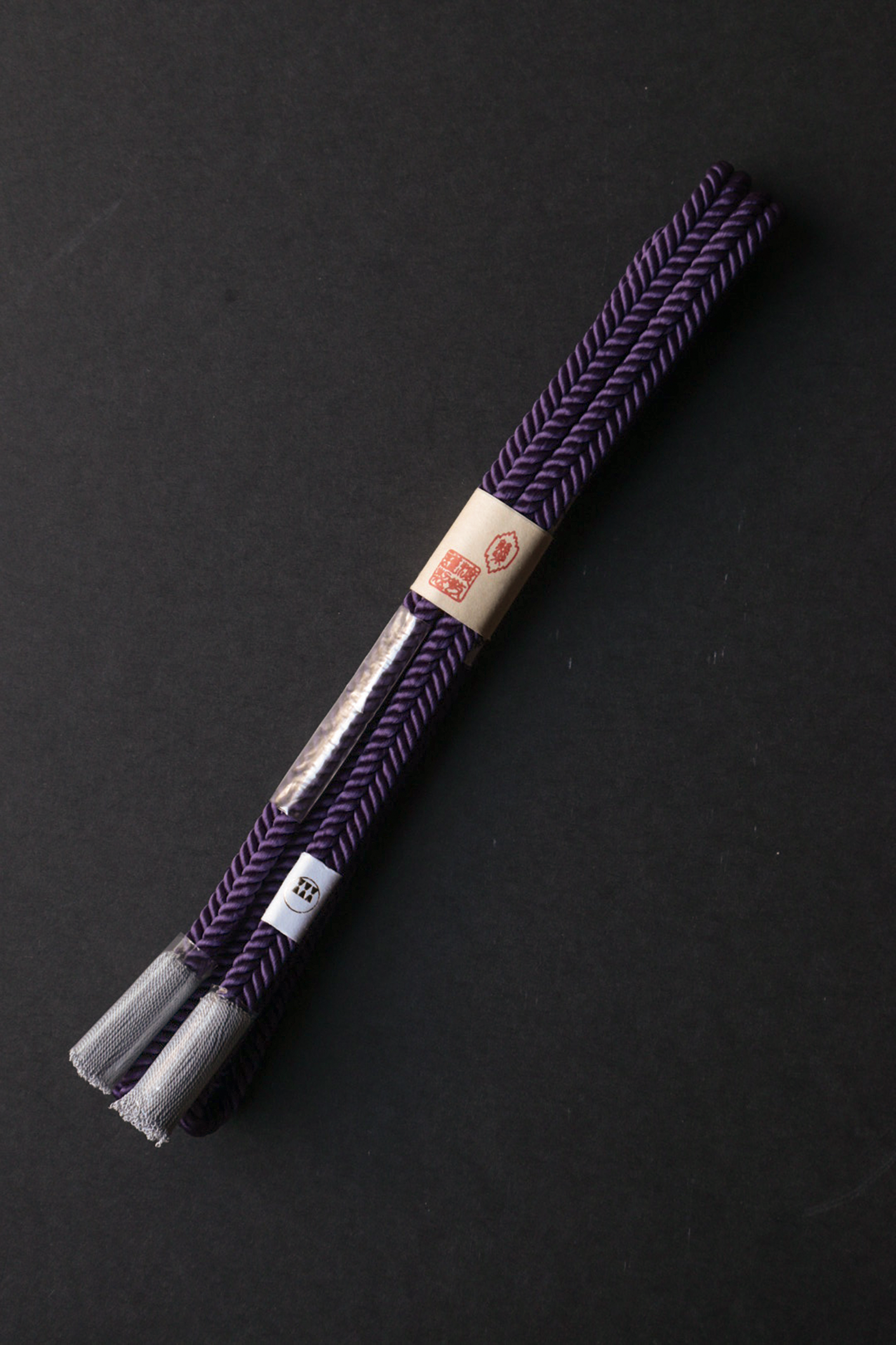 Obijime Tokei Kanze black blur twisted bunch