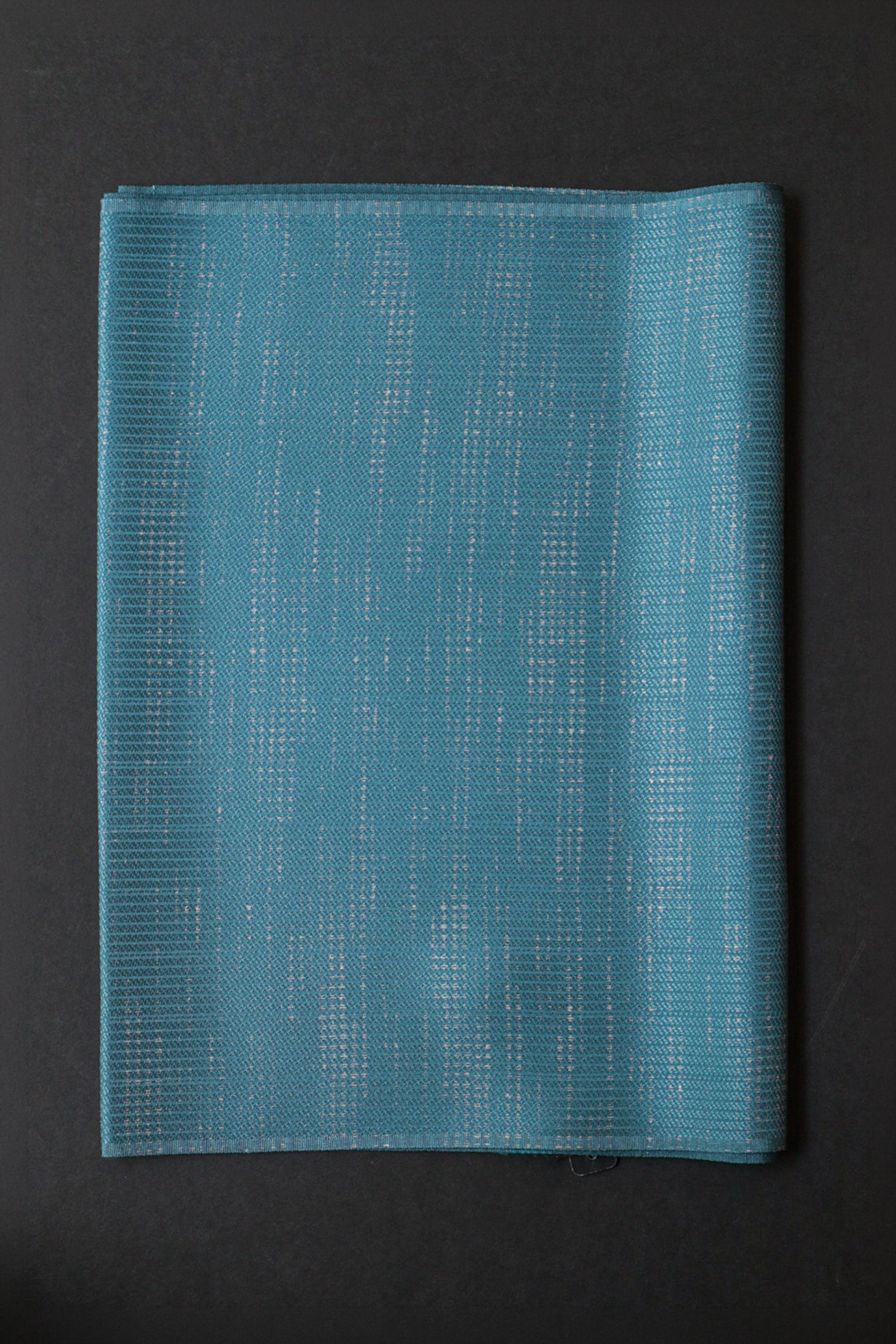 帯揚げ｜絣風 青｜和小物さくら｜正絹