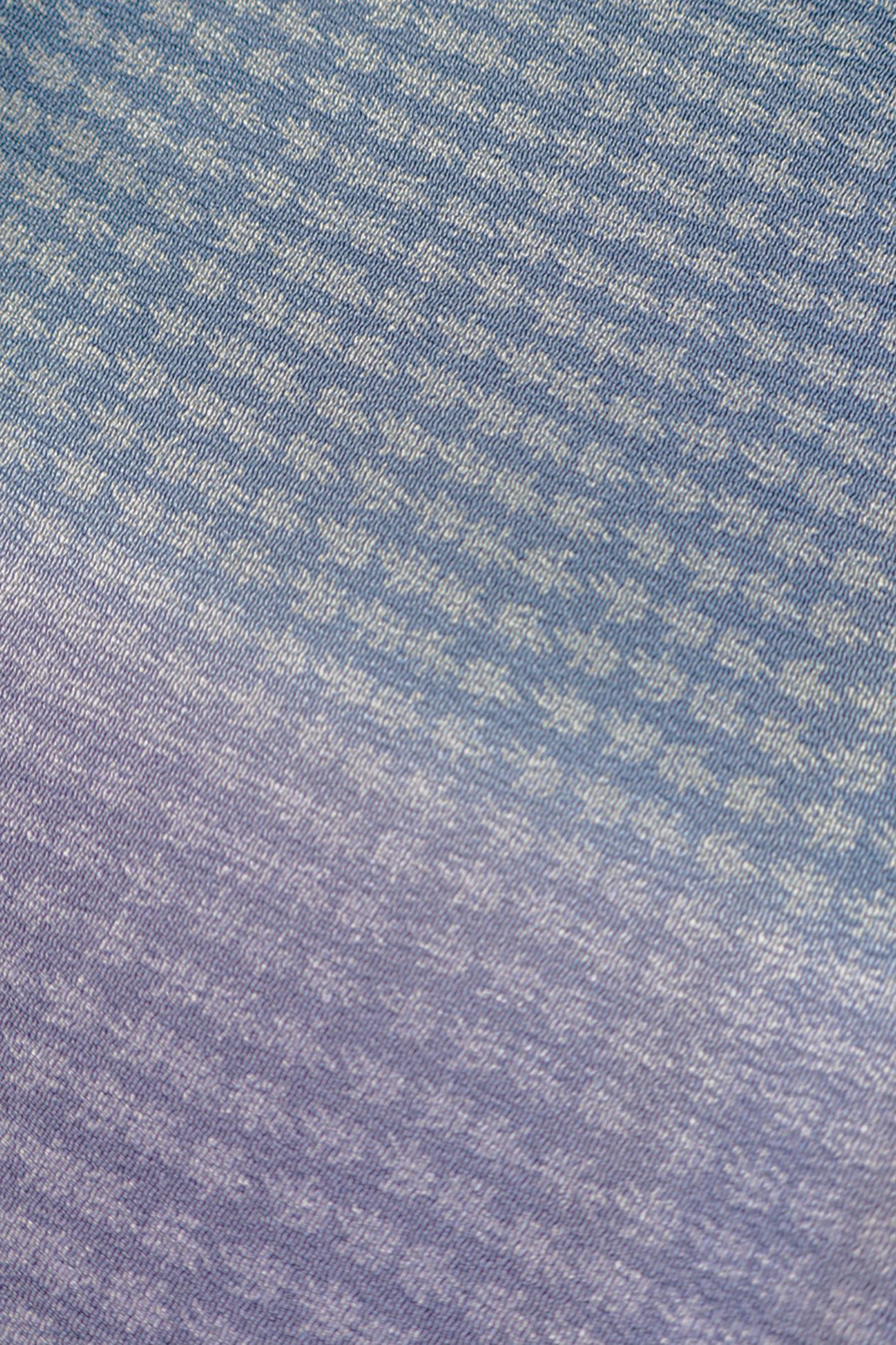 帯揚げ｜伊勢型小紋｜夢 青×藤｜古今