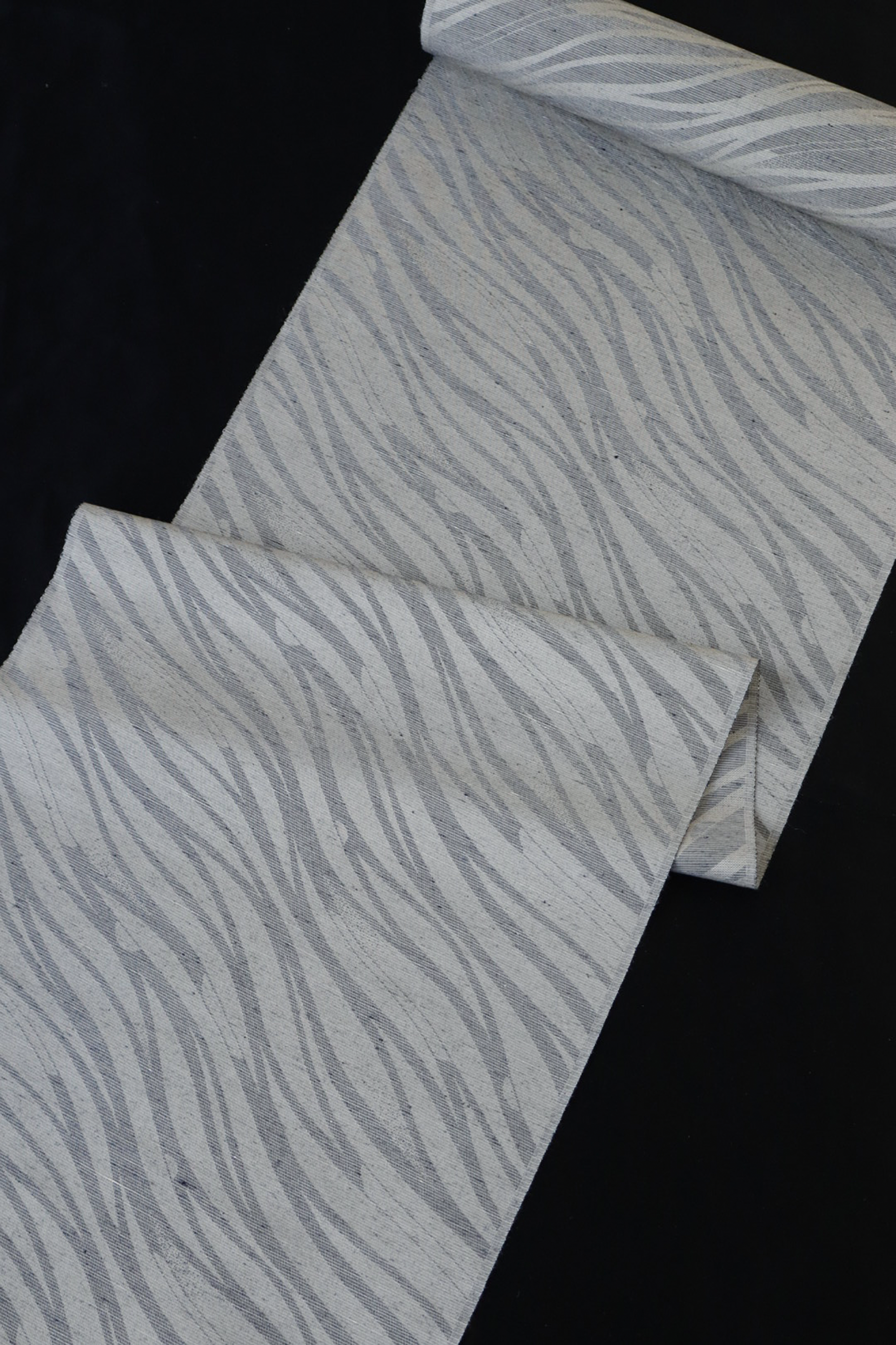 着物｜洗えるお召し｜ala elle ジャングル グレージュ｜ワタマサ｜綾紬｜正絹