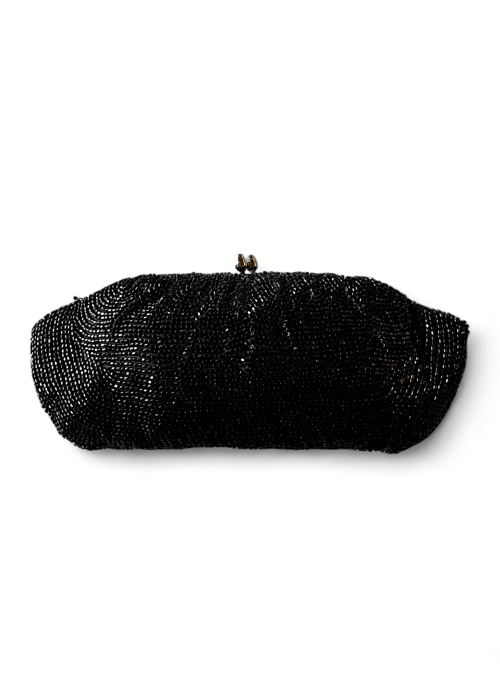 Beaded clutch bag (Wing): Antique