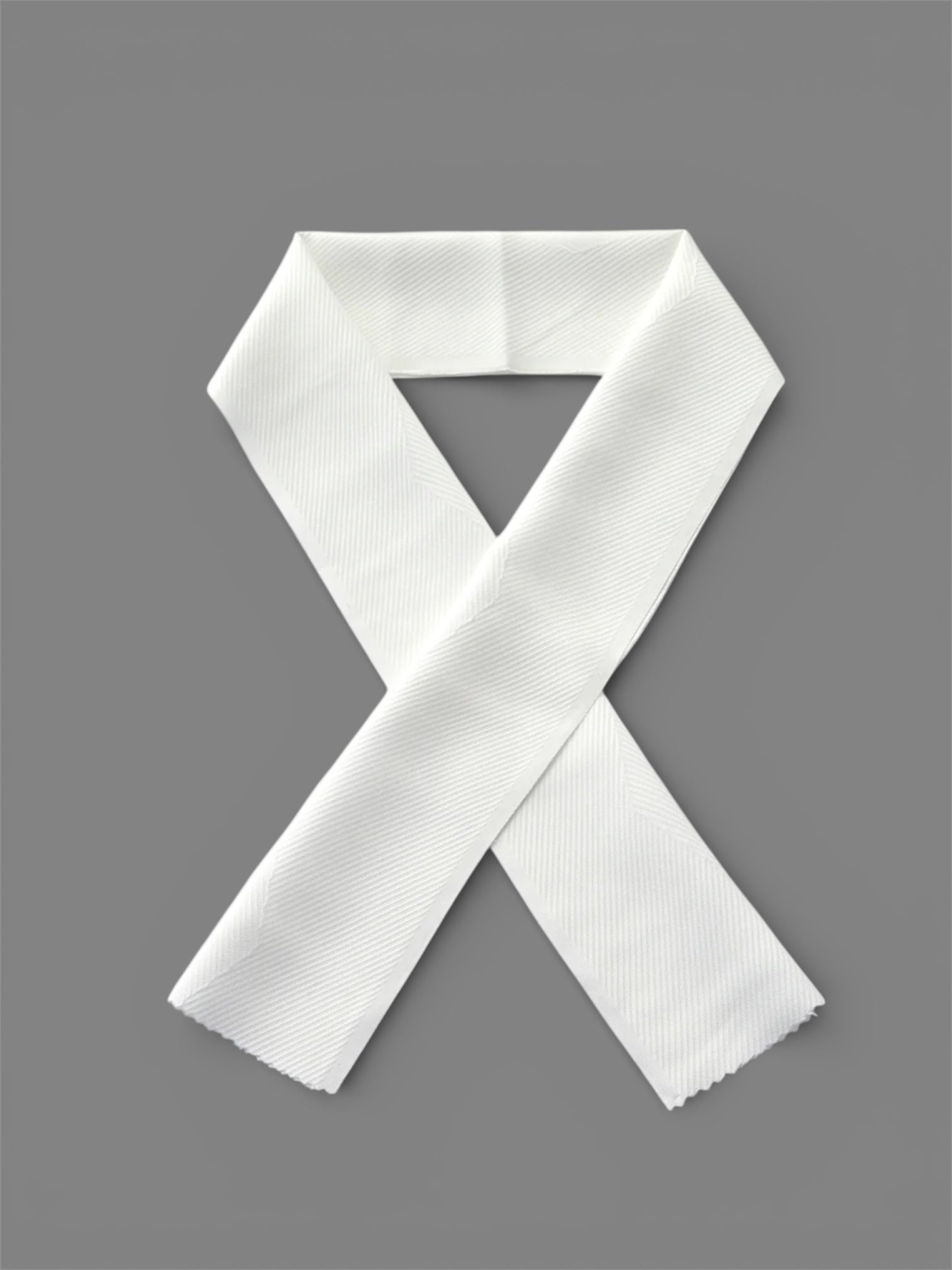 半衿｜ウォッシャブル 風通 白｜衿秀