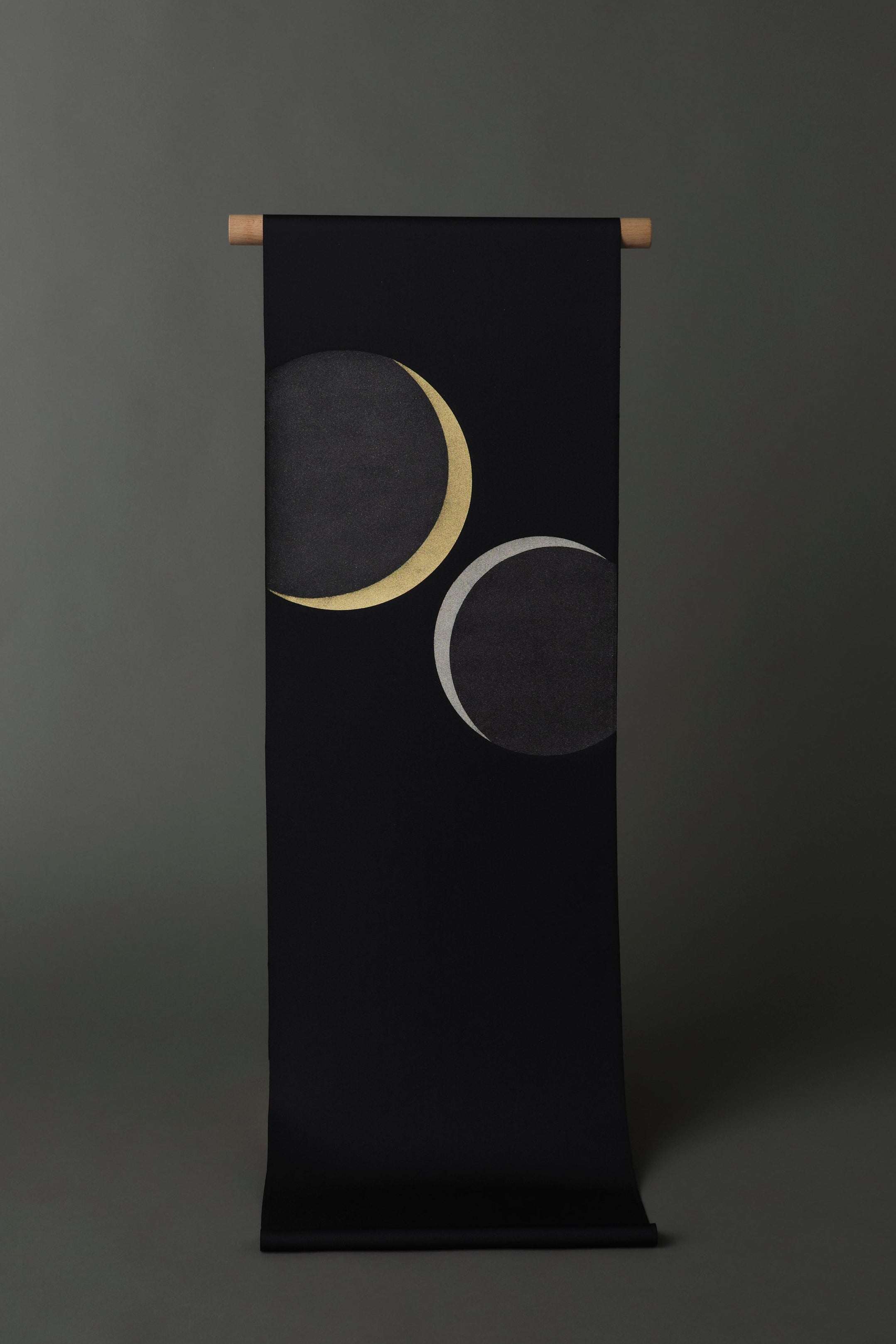 名古屋帯｜月輪紋｜成謙｜九寸｜仕立て上り｜ガード加工済み