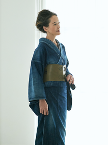 KAPUKI original denim kimono 1yr ladies indigo