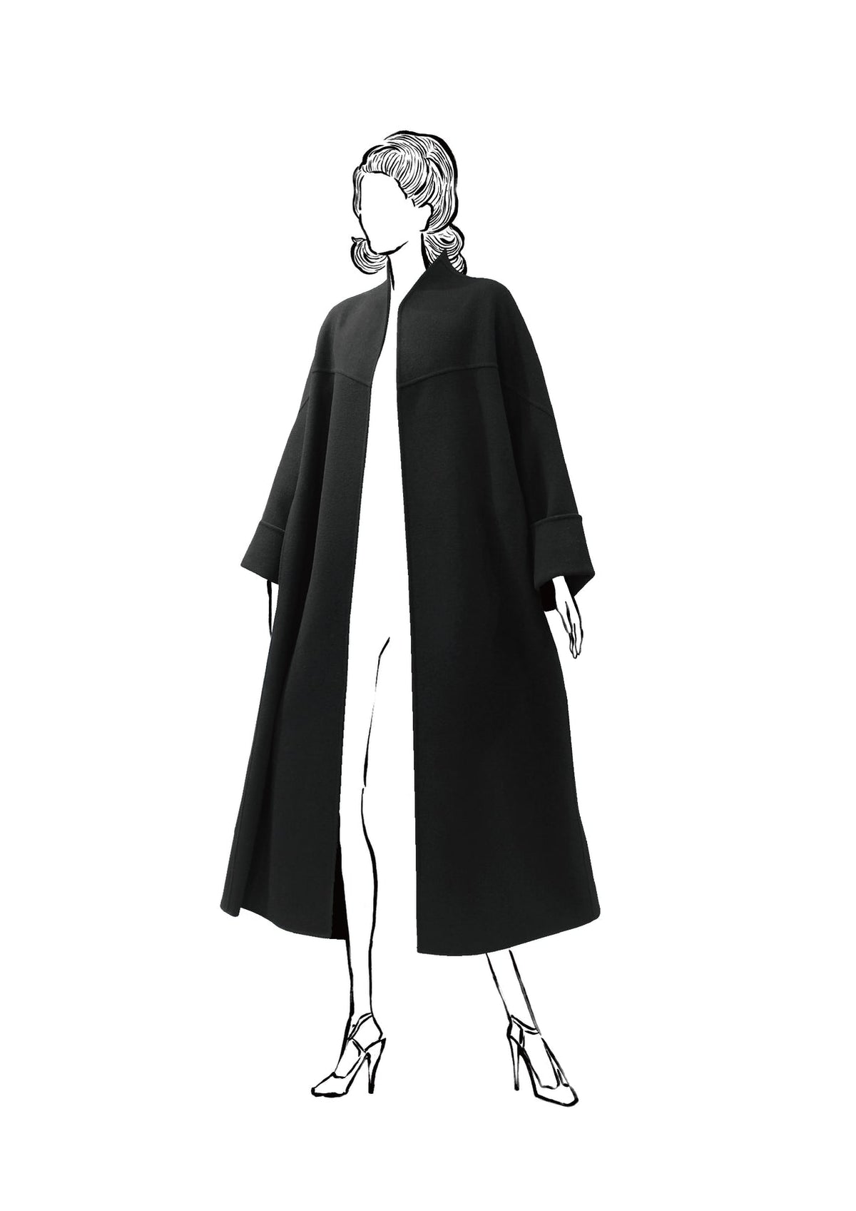 Actress Coat DENEUVE Chocolate Brown (MIMA): Coats | Outerwear