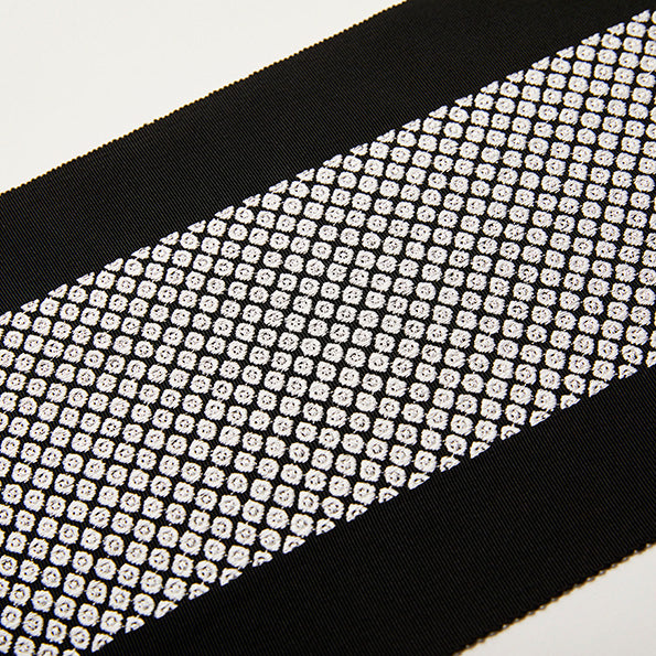 Half-collar embroidery "Deer" black black