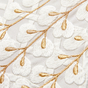 半衿 刺繍 「藤」 白 – きもの KAPUKI