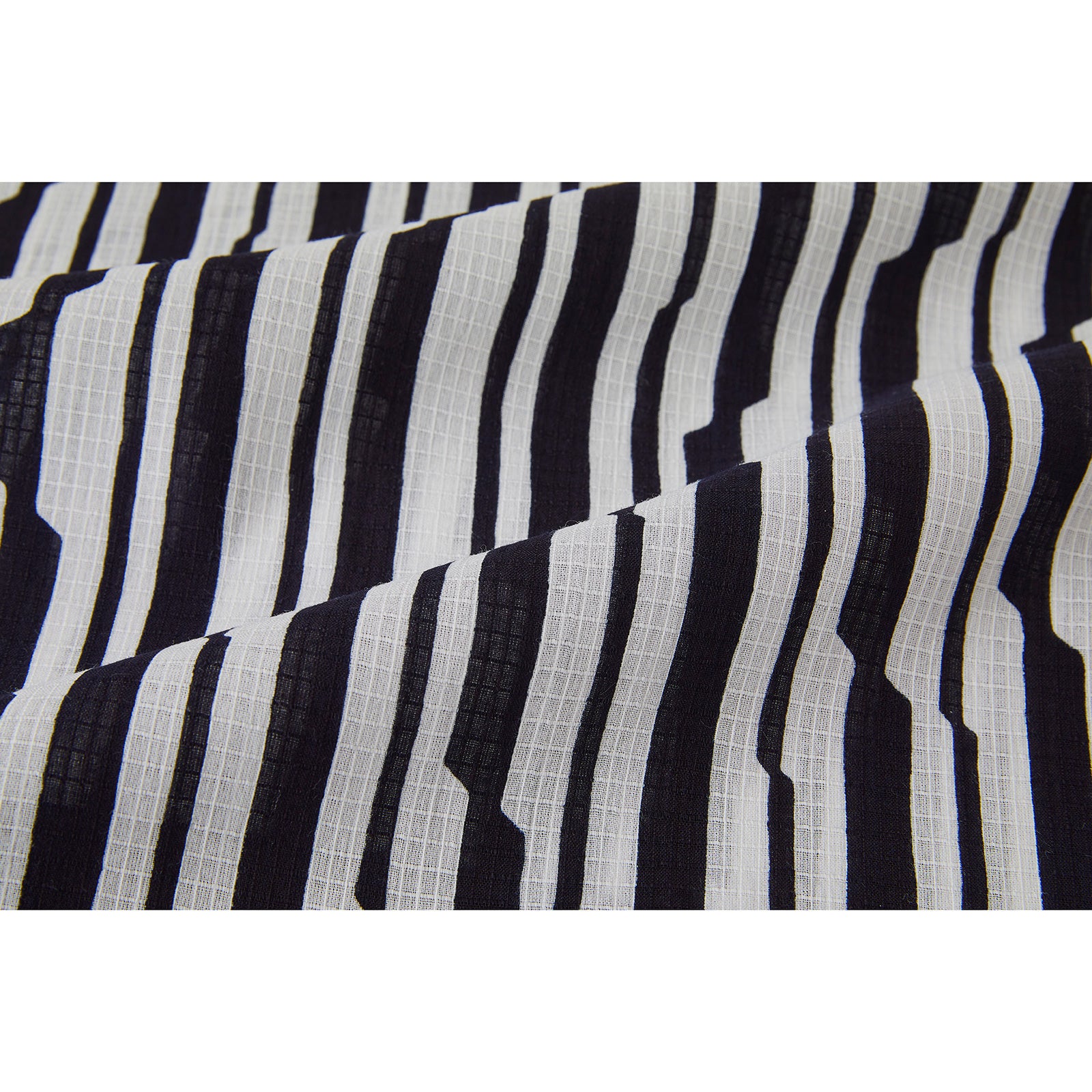 Yukata "Jagged stripes black" KAPUKI original